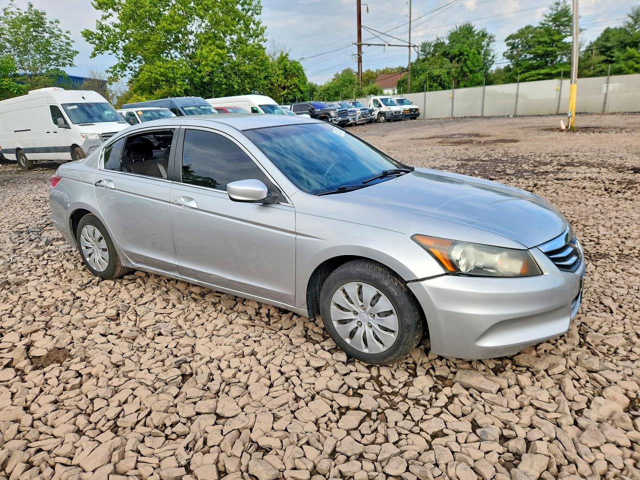 2012 Honda Accord Lx Silver vin: 1HGCP2F39CA023976