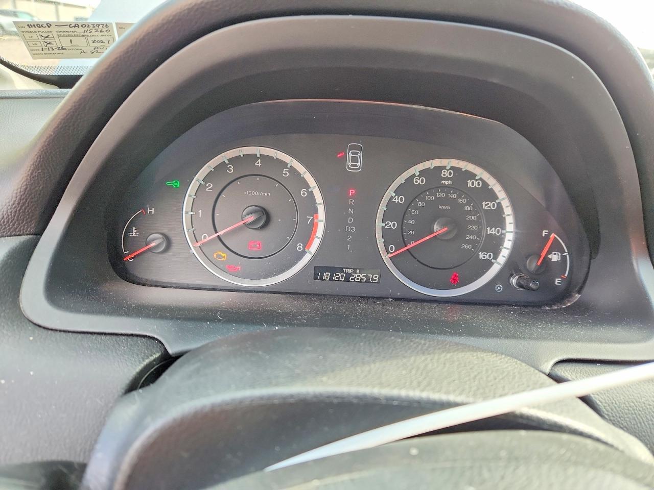 2012 Honda Accord Lx Silver vin: 1HGCP2F39CA023976