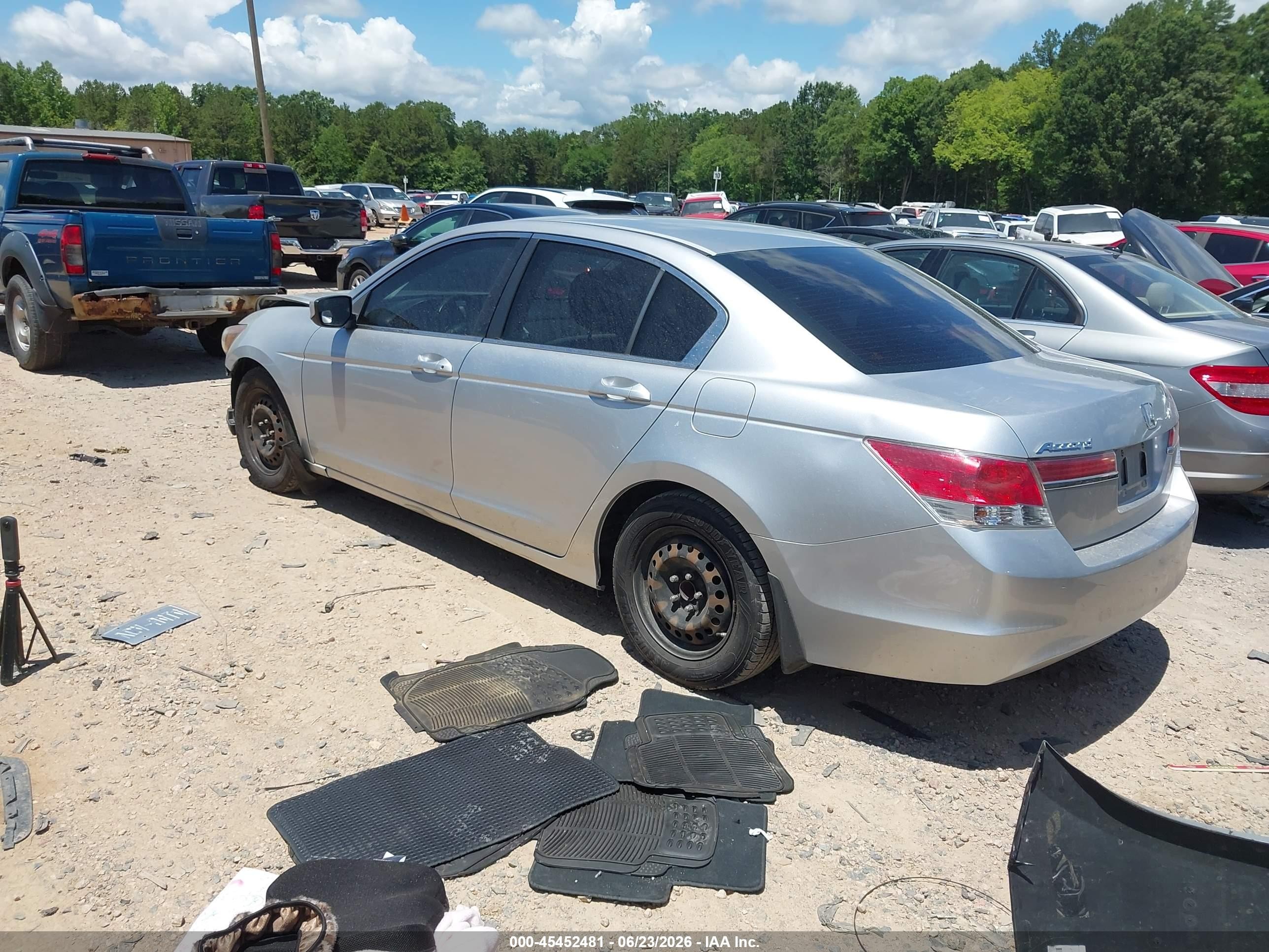 2012 Honda Accord 2.4 Lx Silver vin: 1HGCP2F39CA027784