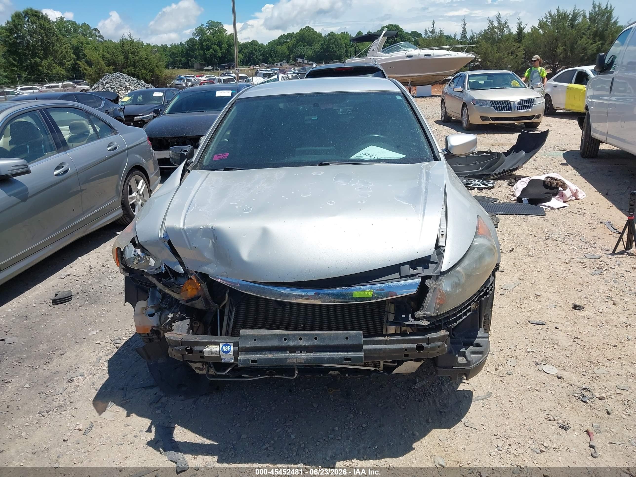 2012 Honda Accord 2.4 Lx Silver vin: 1HGCP2F39CA027784