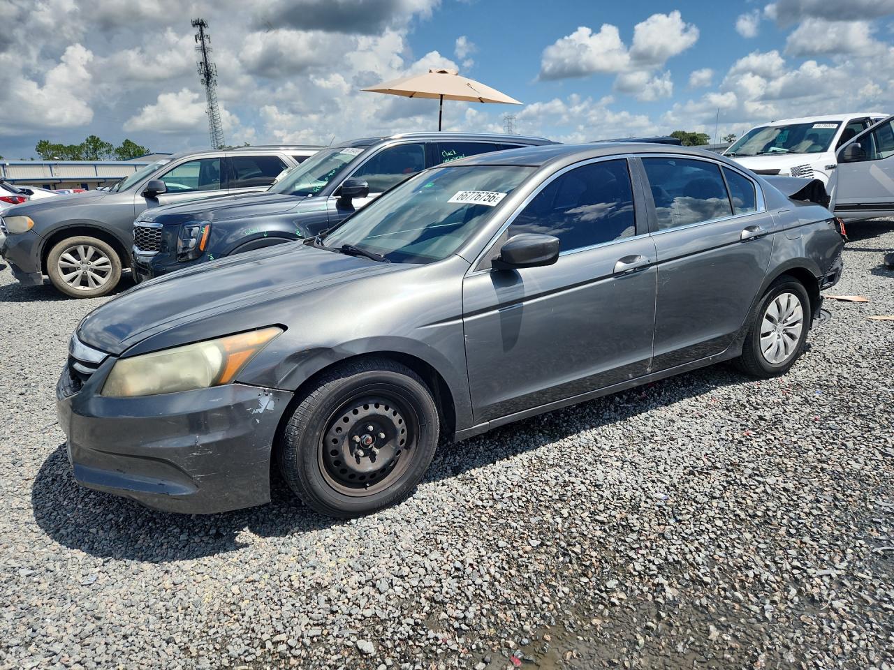 2012 Honda Accord Lx Gray vin: 1HGCP2F39CA055181