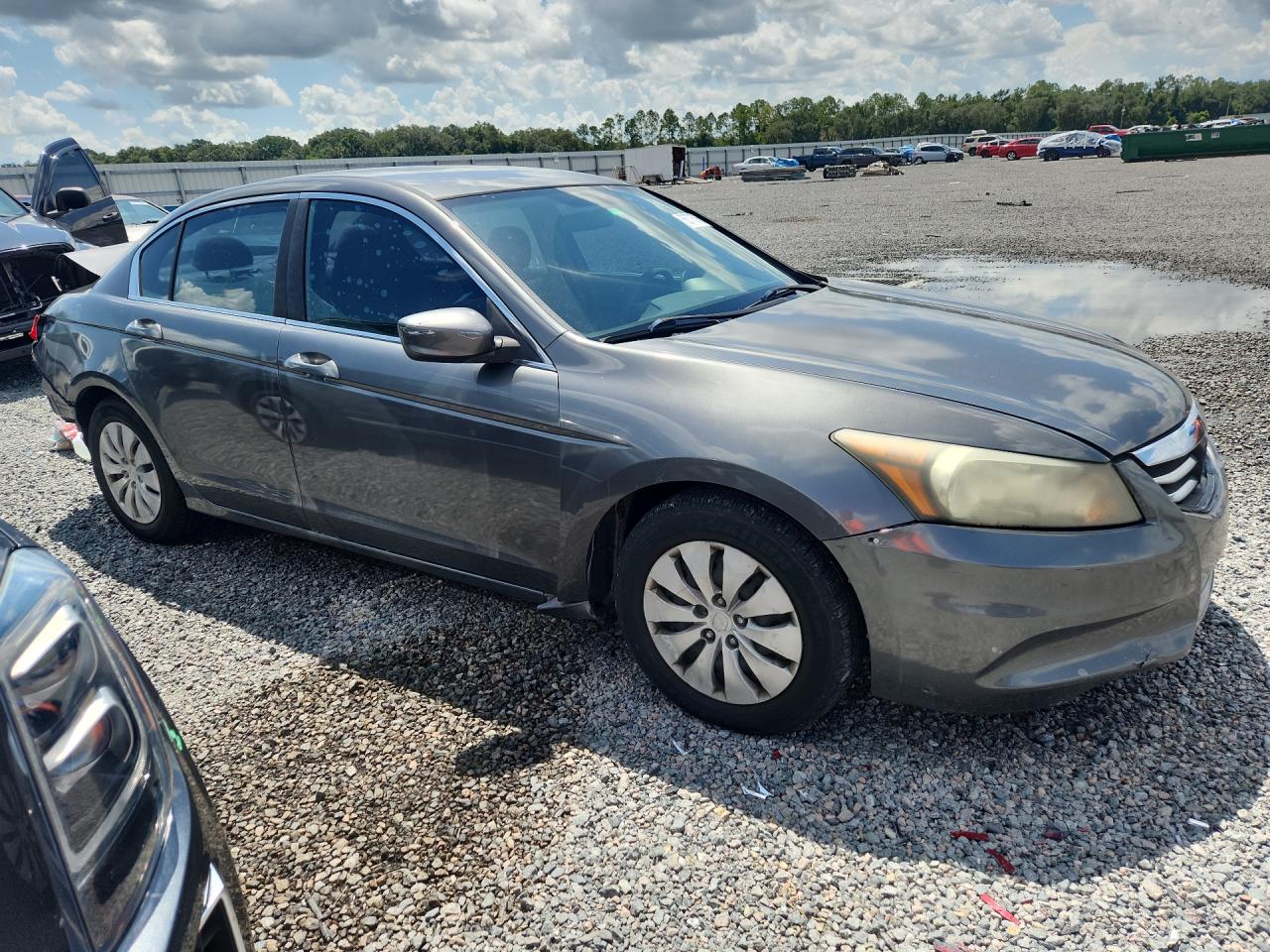 2012 Honda Accord Lx Gray vin: 1HGCP2F39CA055181