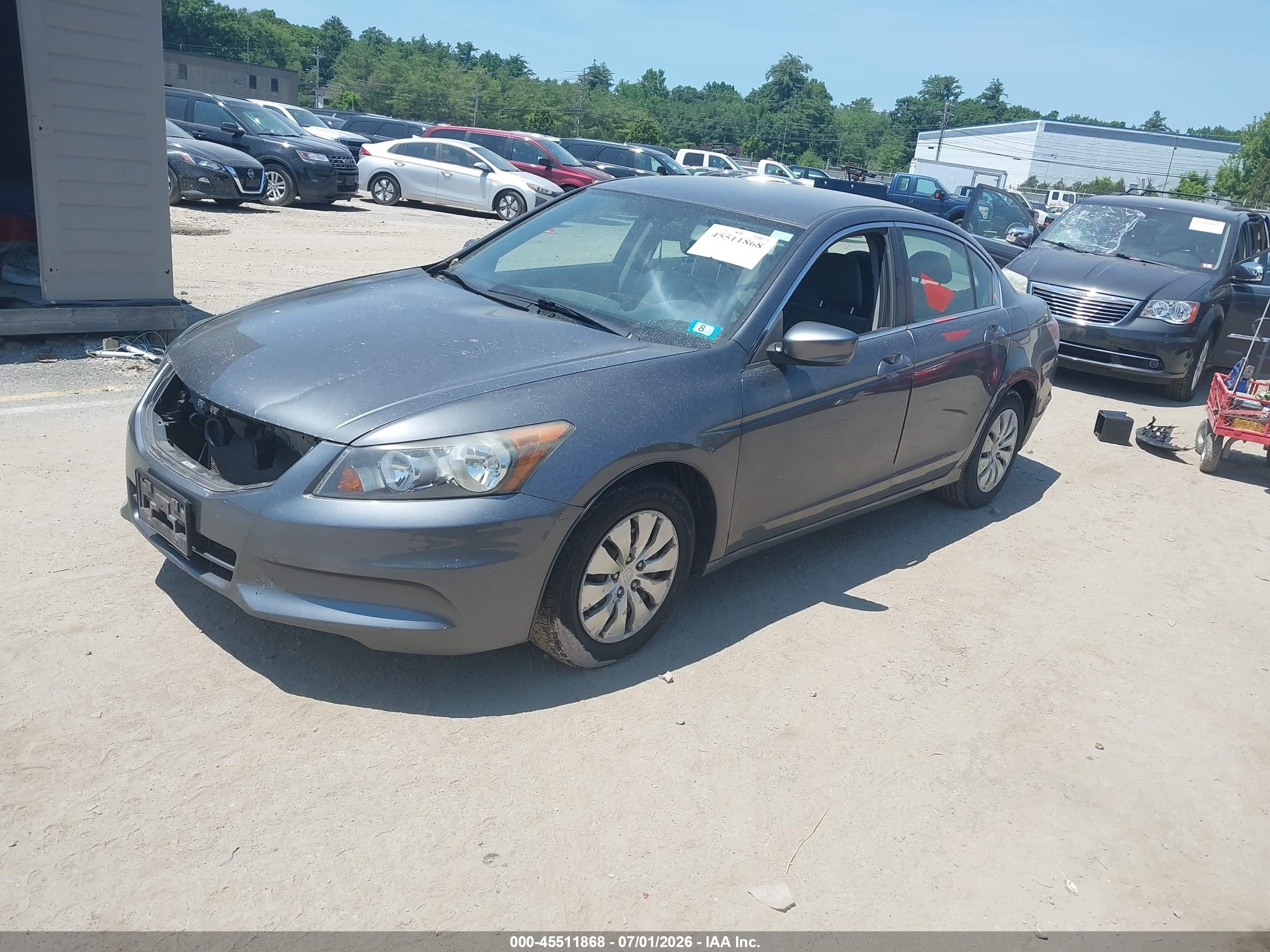 2012 Honda Accord 2.4 Lx Серый vin: 1HGCP2F39CA059165