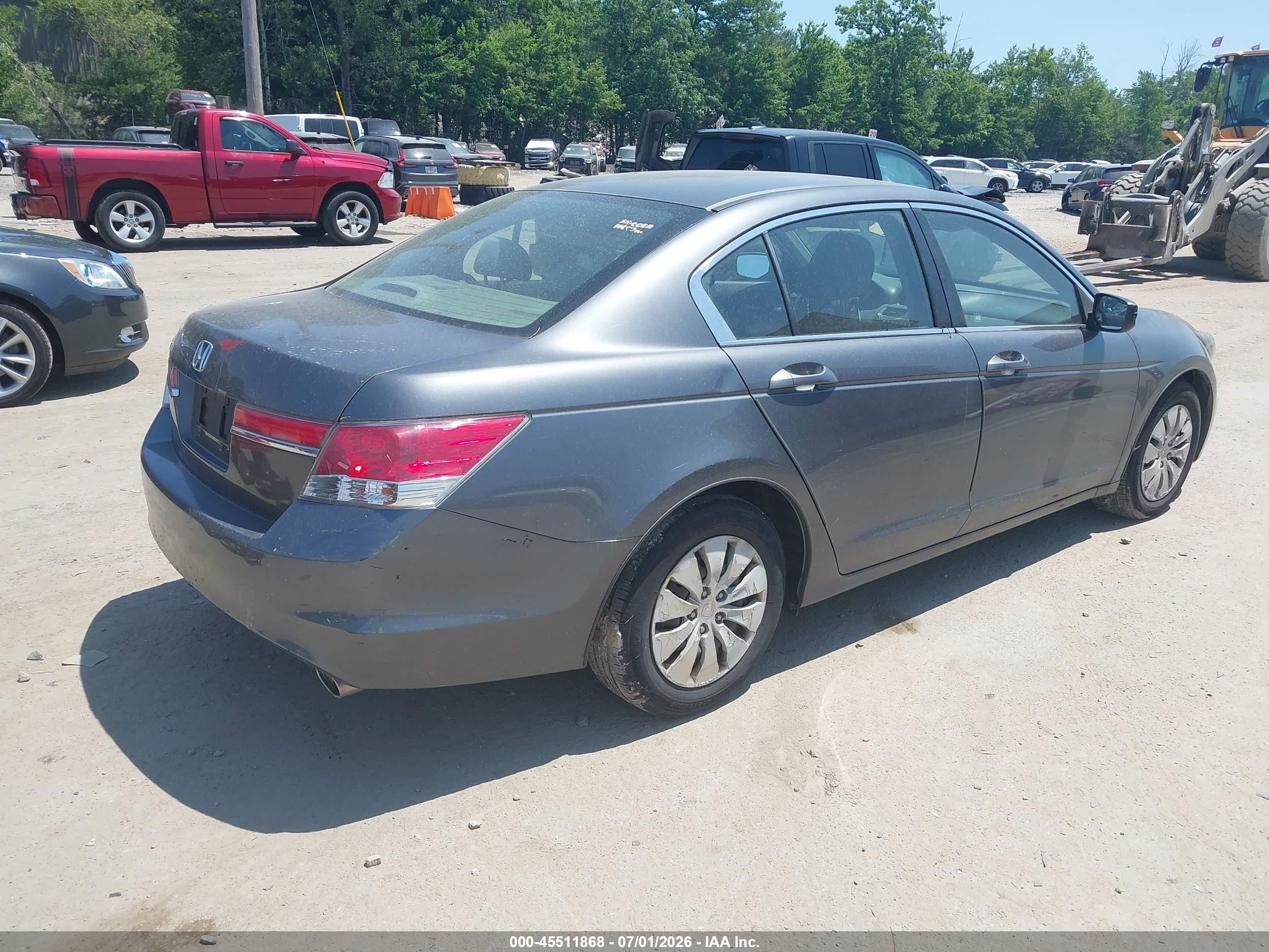 2012 Honda Accord 2.4 Lx Серый vin: 1HGCP2F39CA059165