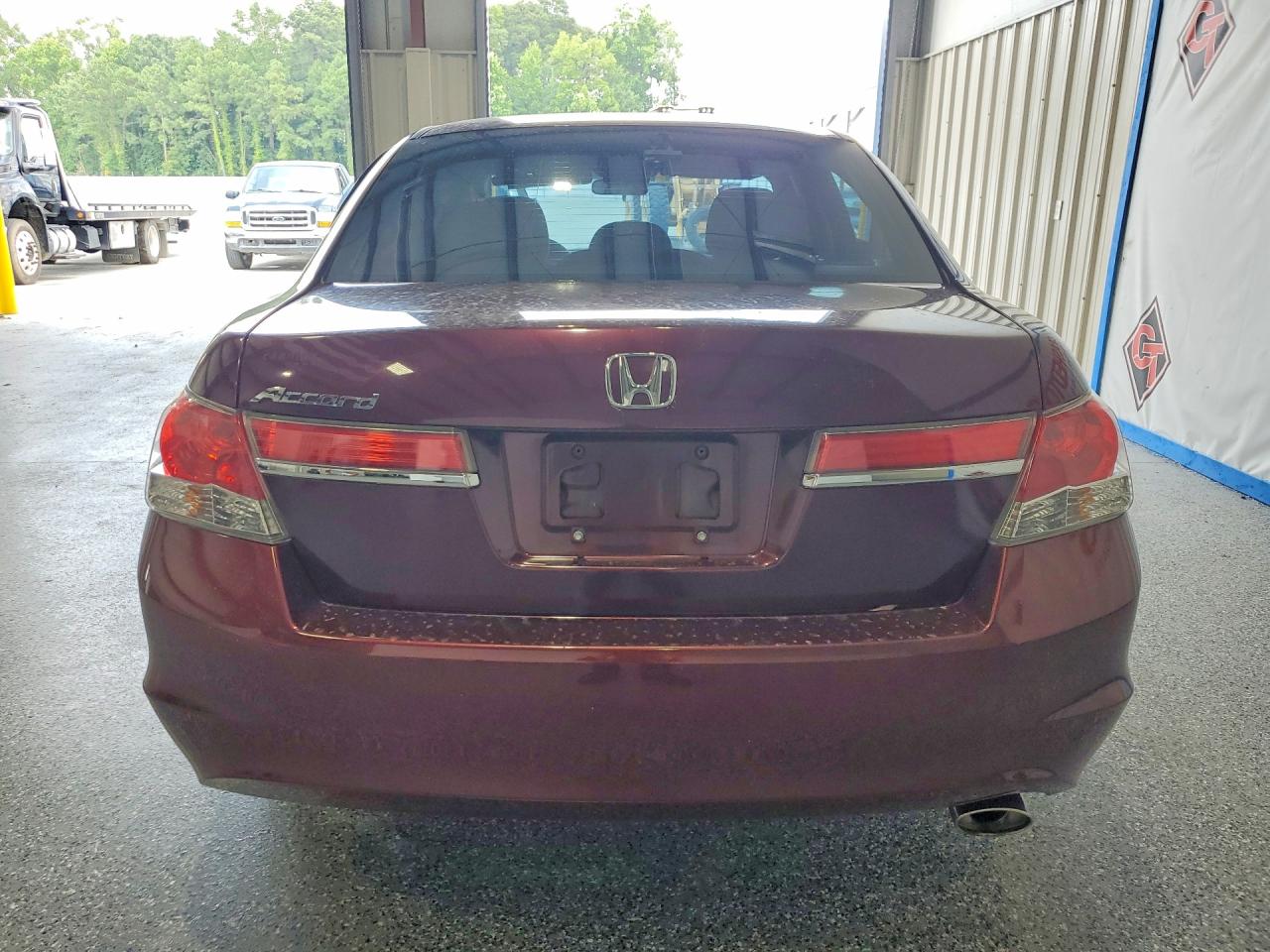 2012 Honda Accord Lx Burgundy vin: 1HGCP2F39CA076807