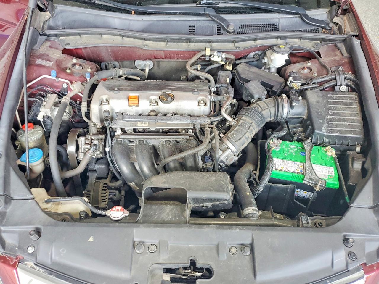 2012 Honda Accord Lx Burgundy vin: 1HGCP2F39CA076807