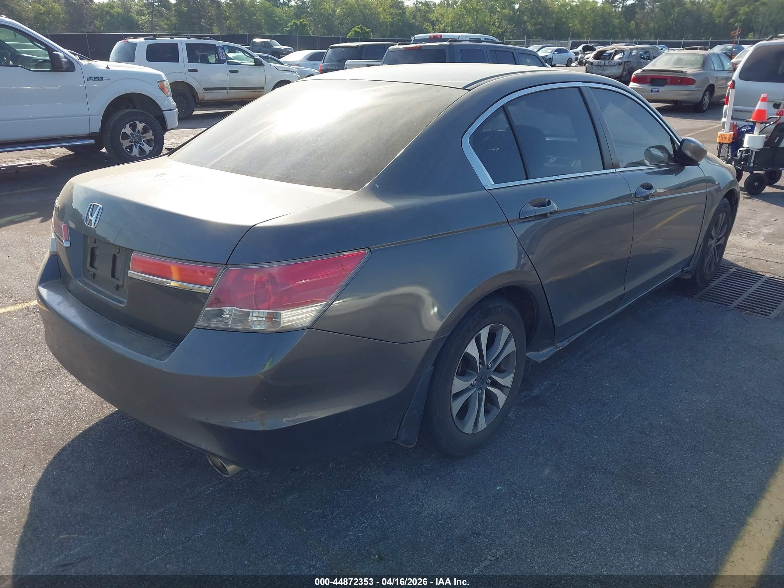 2012 Honda Accord 2.4 Lx Gray vin: 1HGCP2F39CA077729