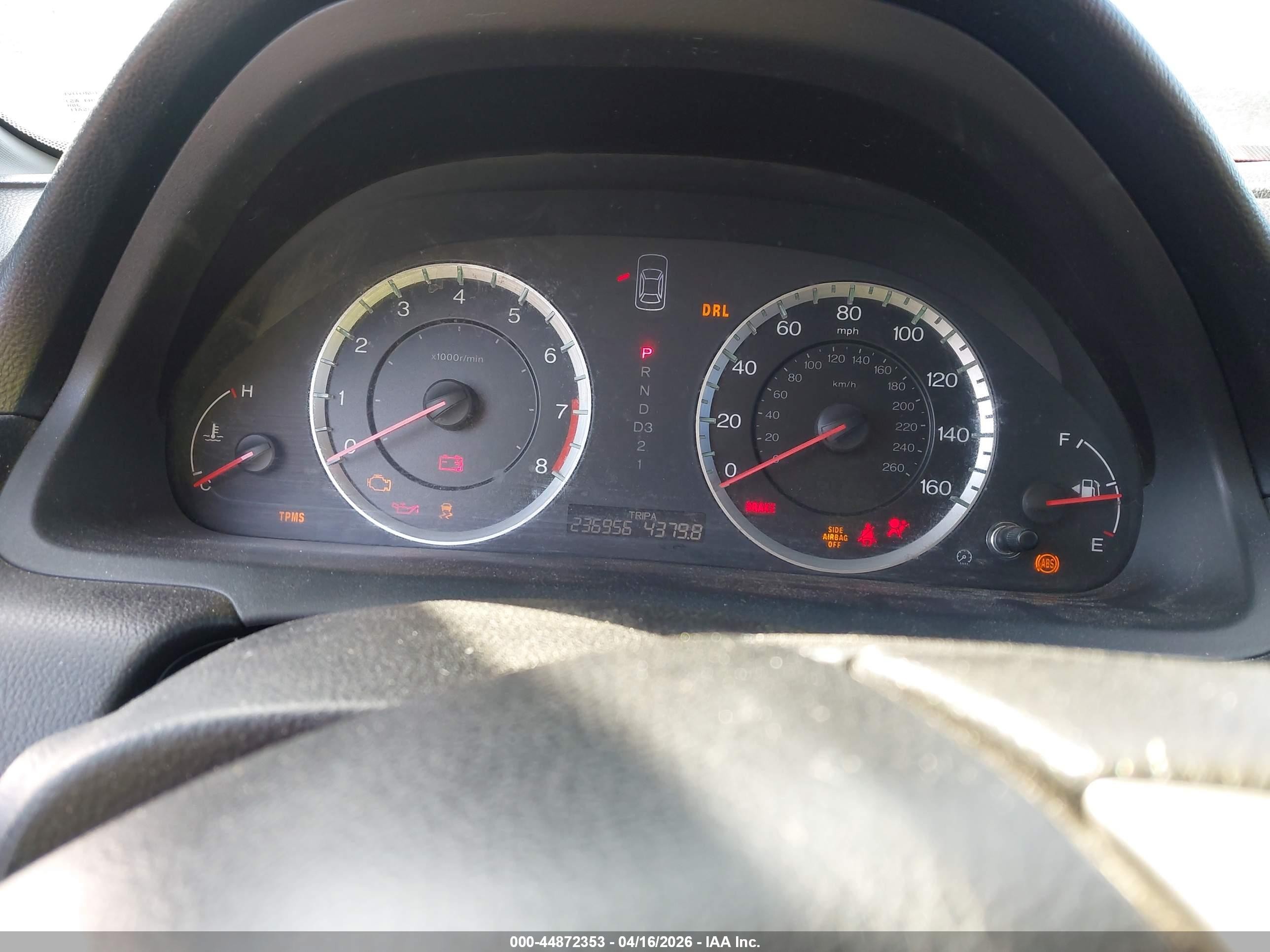 2012 Honda Accord 2.4 Lx Gray vin: 1HGCP2F39CA077729