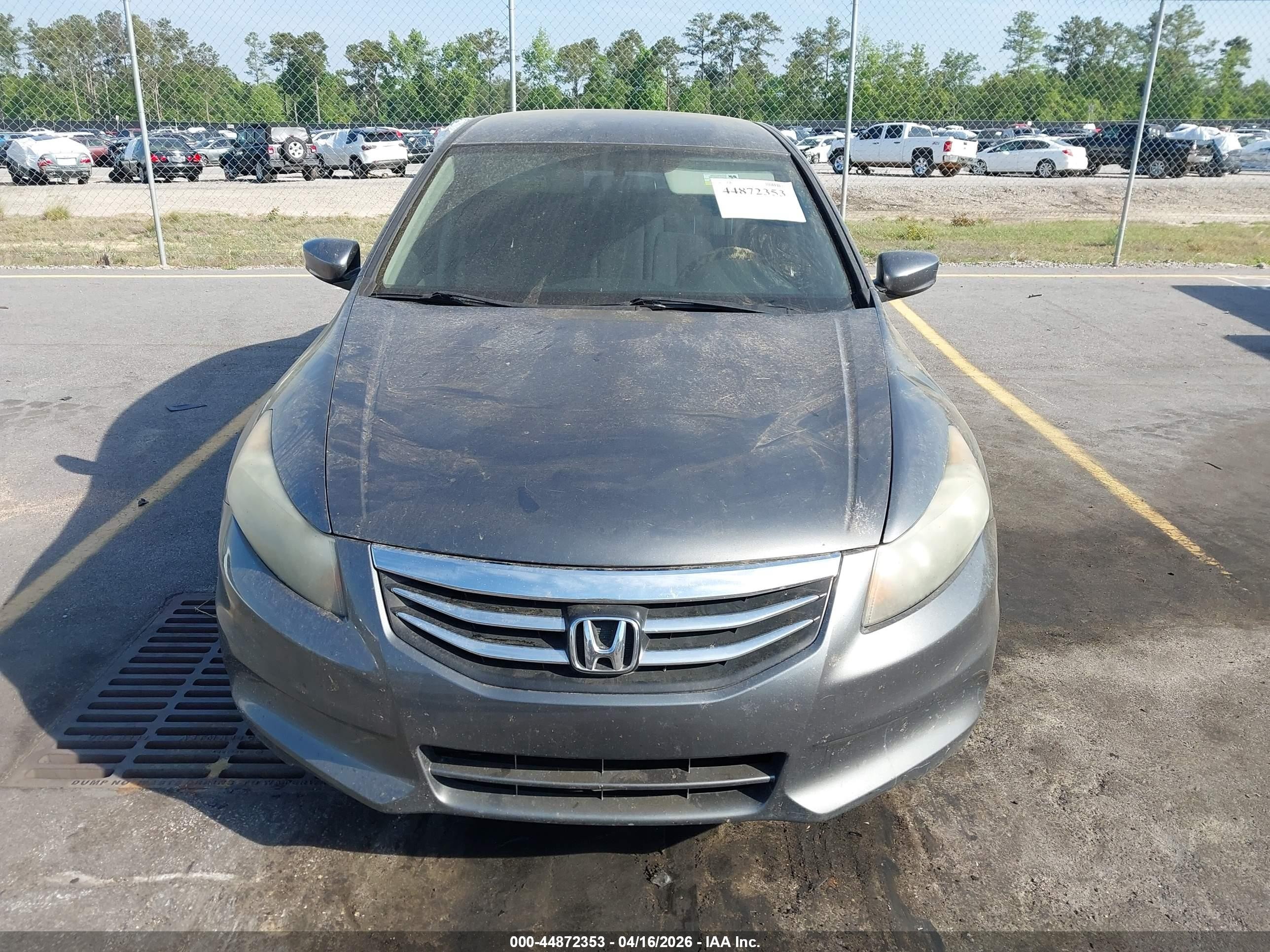 2012 Honda Accord 2.4 Lx Gray vin: 1HGCP2F39CA077729