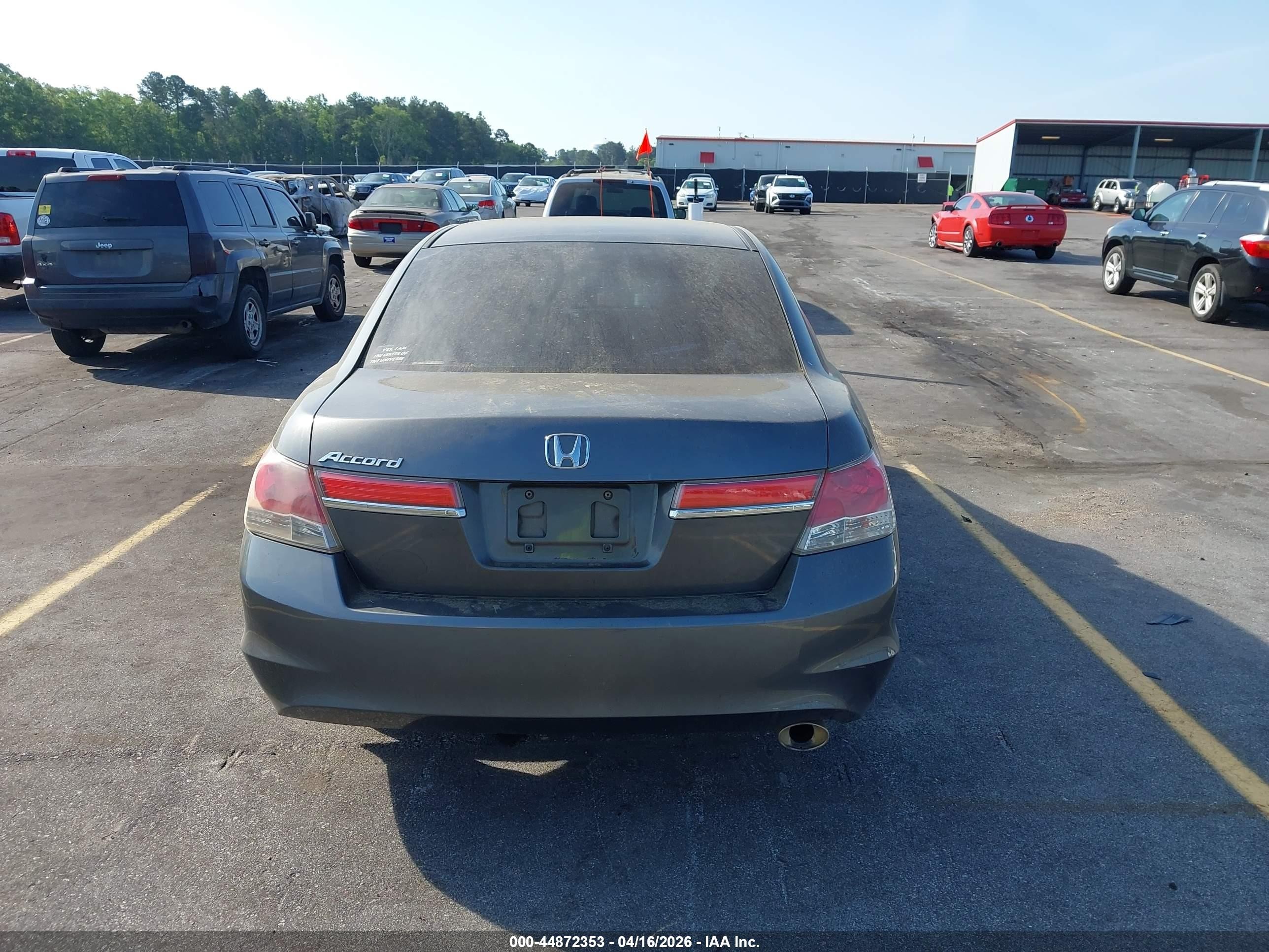 2012 Honda Accord 2.4 Lx Gray vin: 1HGCP2F39CA077729