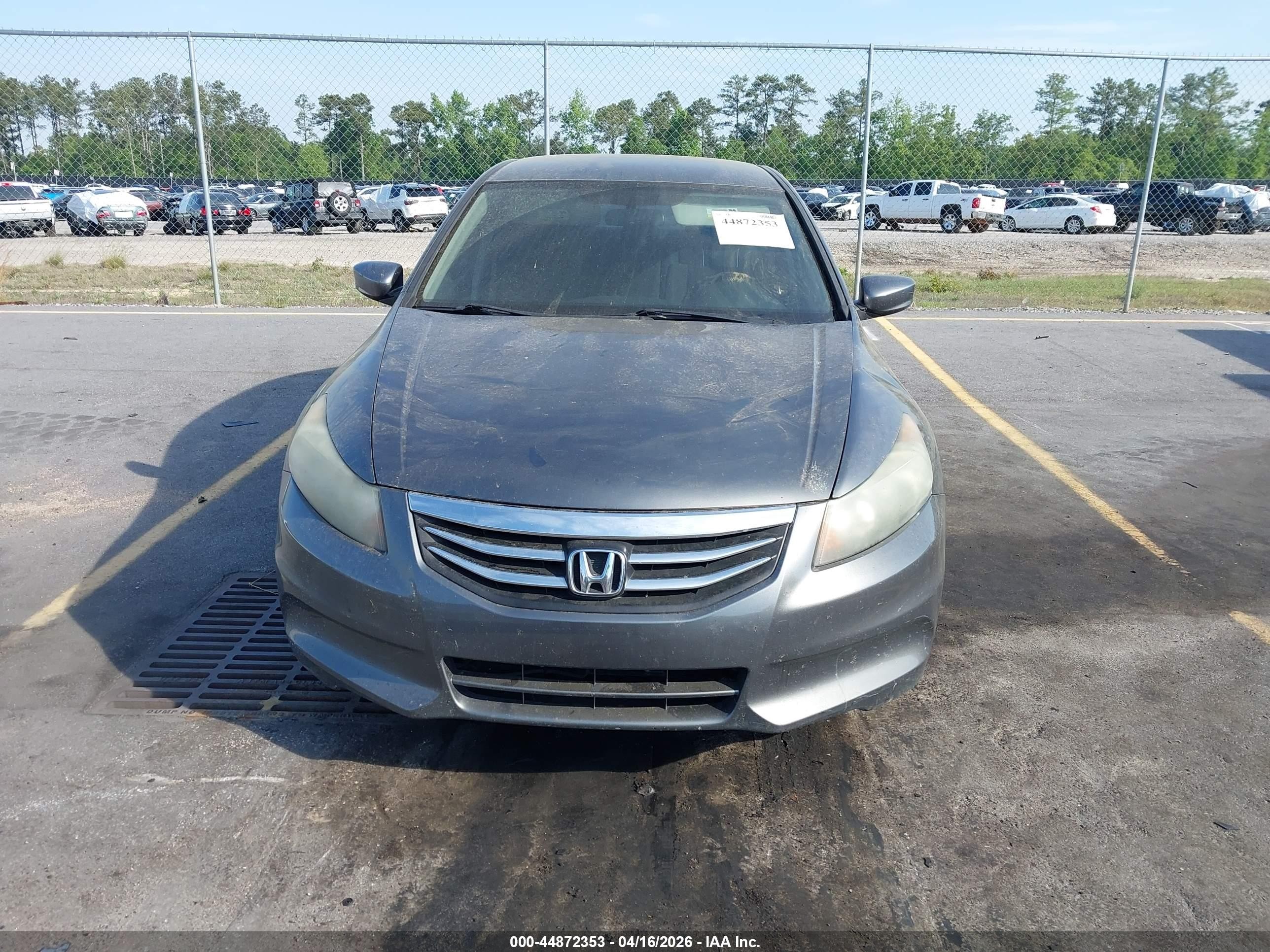 2012 Honda Accord 2.4 Lx Gray vin: 1HGCP2F39CA077729