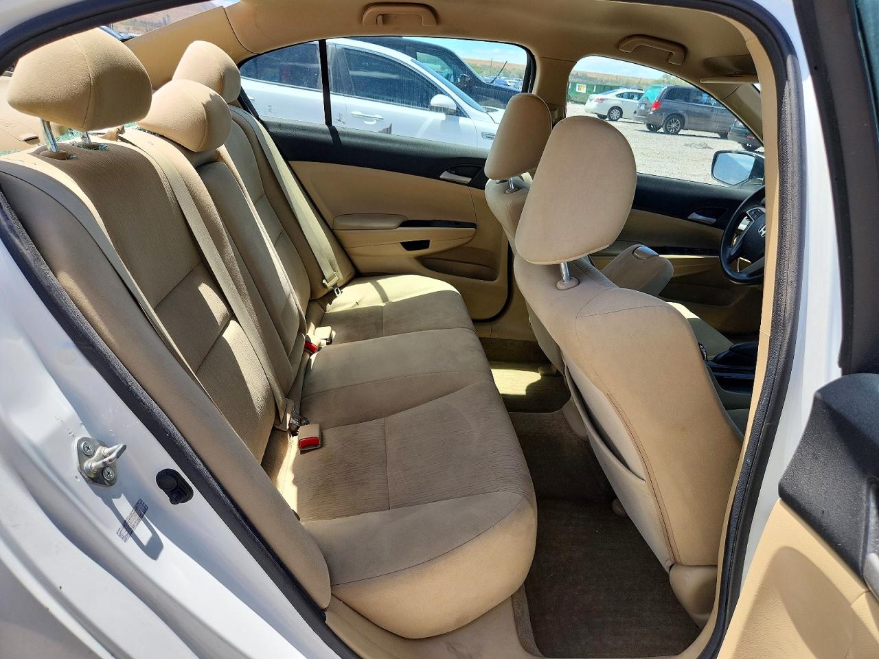2012 Honda Accord Lx White vin: 1HGCP2F39CA078587