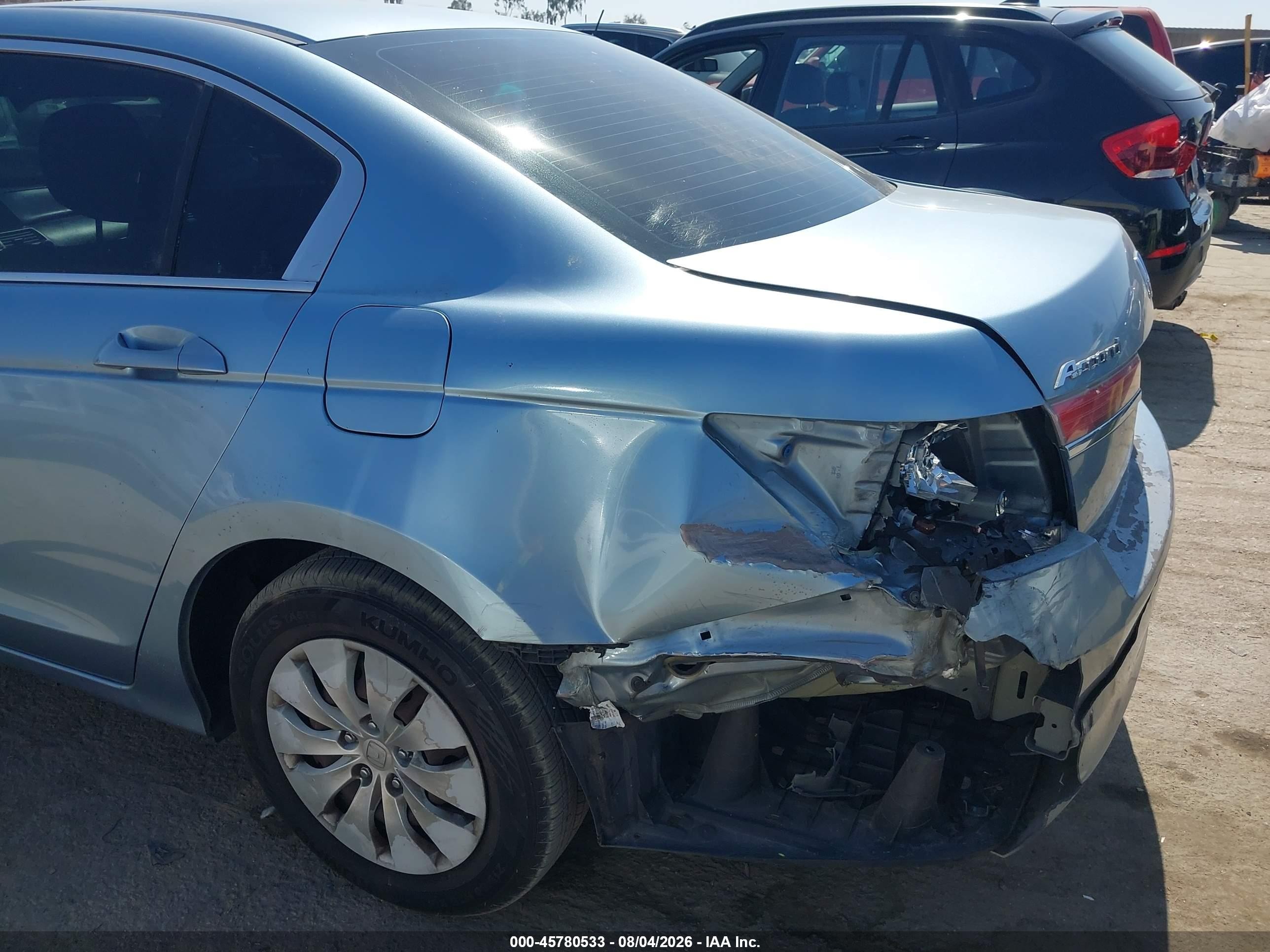 2012 Honda Accord Sdn Lx Blue vin: 1HGCP2F39CA100698
