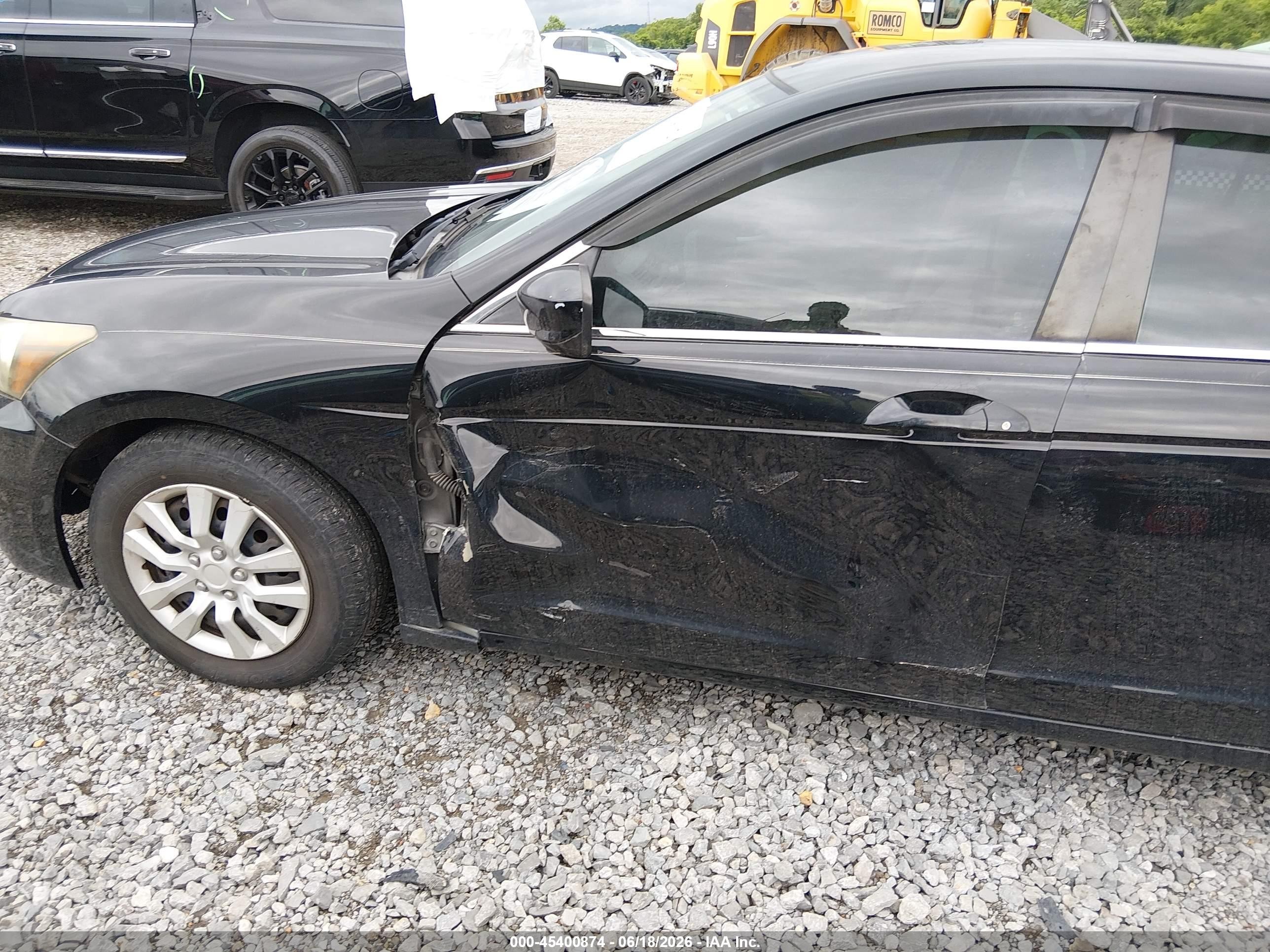 2012 Honda Accord 2.4 Lx Black vin: 1HGCP2F39CA111135