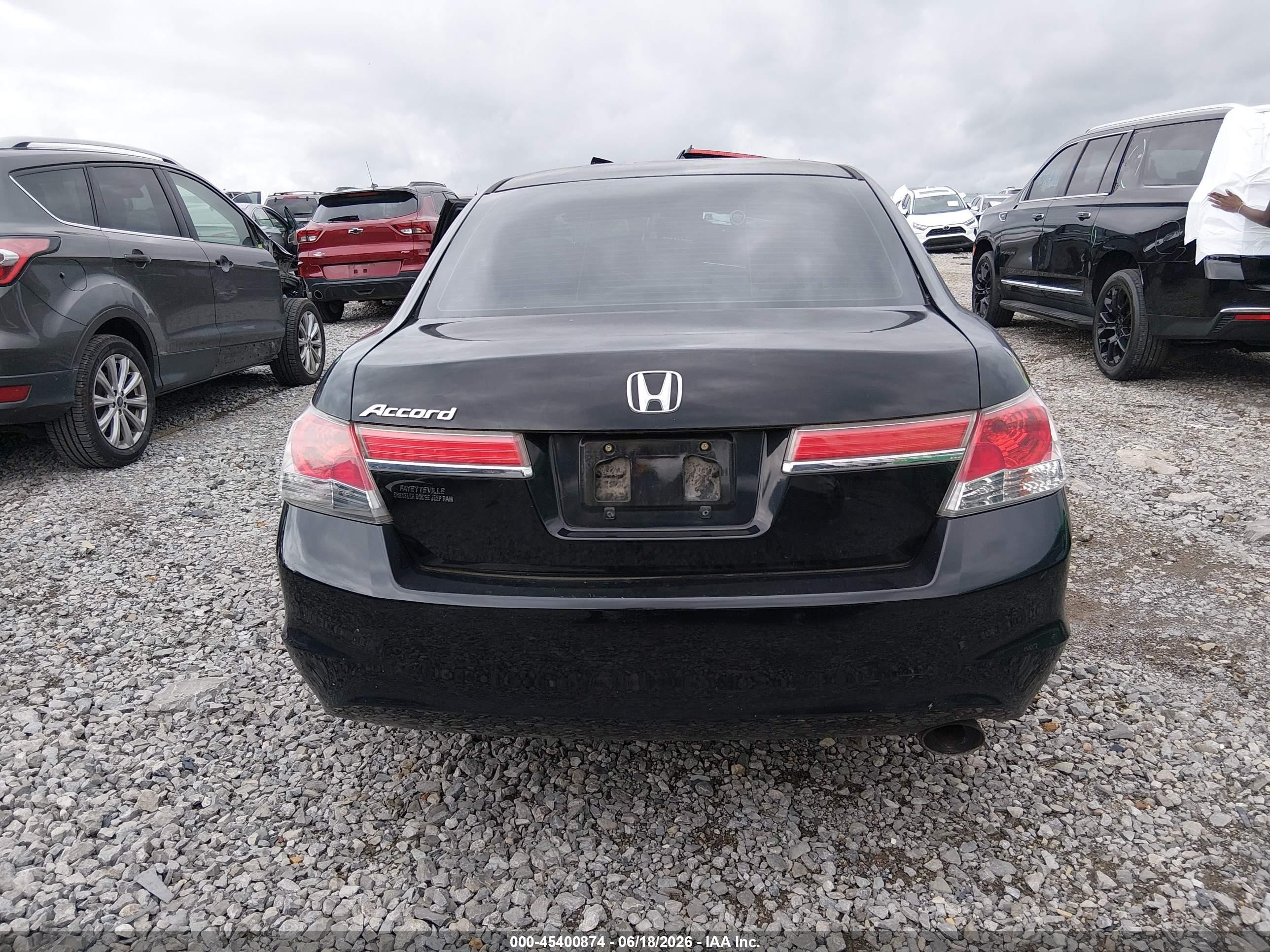 2012 Honda Accord 2.4 Lx Black vin: 1HGCP2F39CA111135