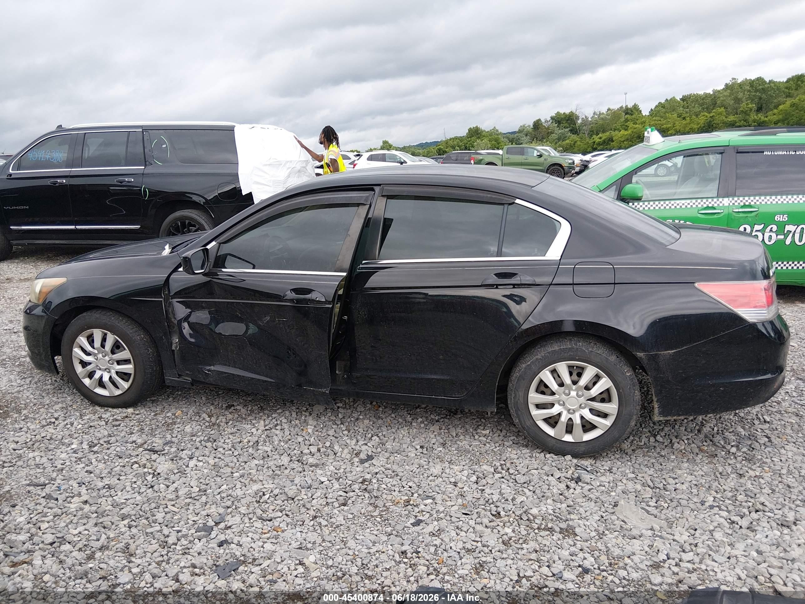 2012 Honda Accord 2.4 Lx Black vin: 1HGCP2F39CA111135