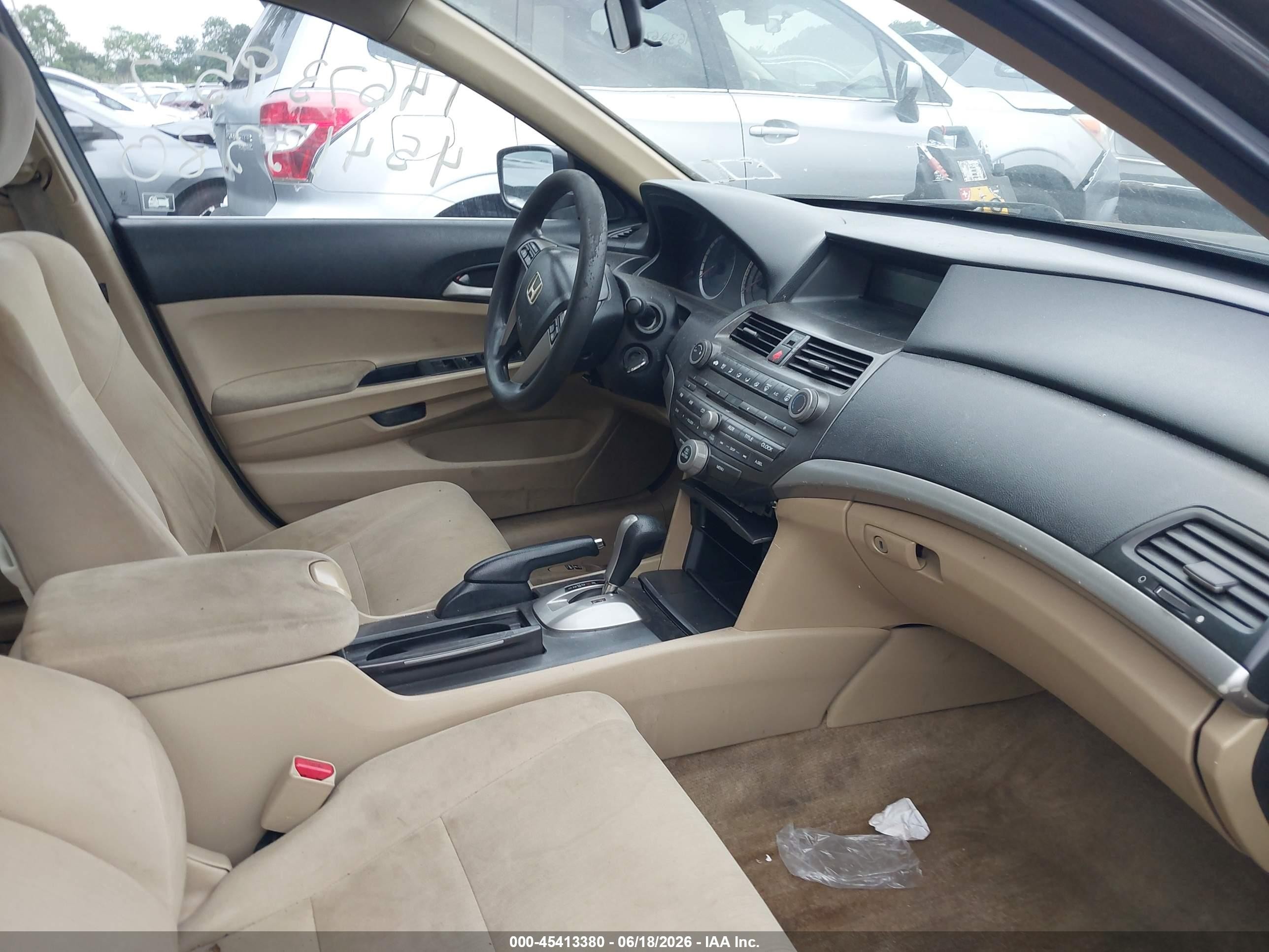 2012 Honda Accord 2.4 Lx Gray vin: 1HGCP2F39CA124046