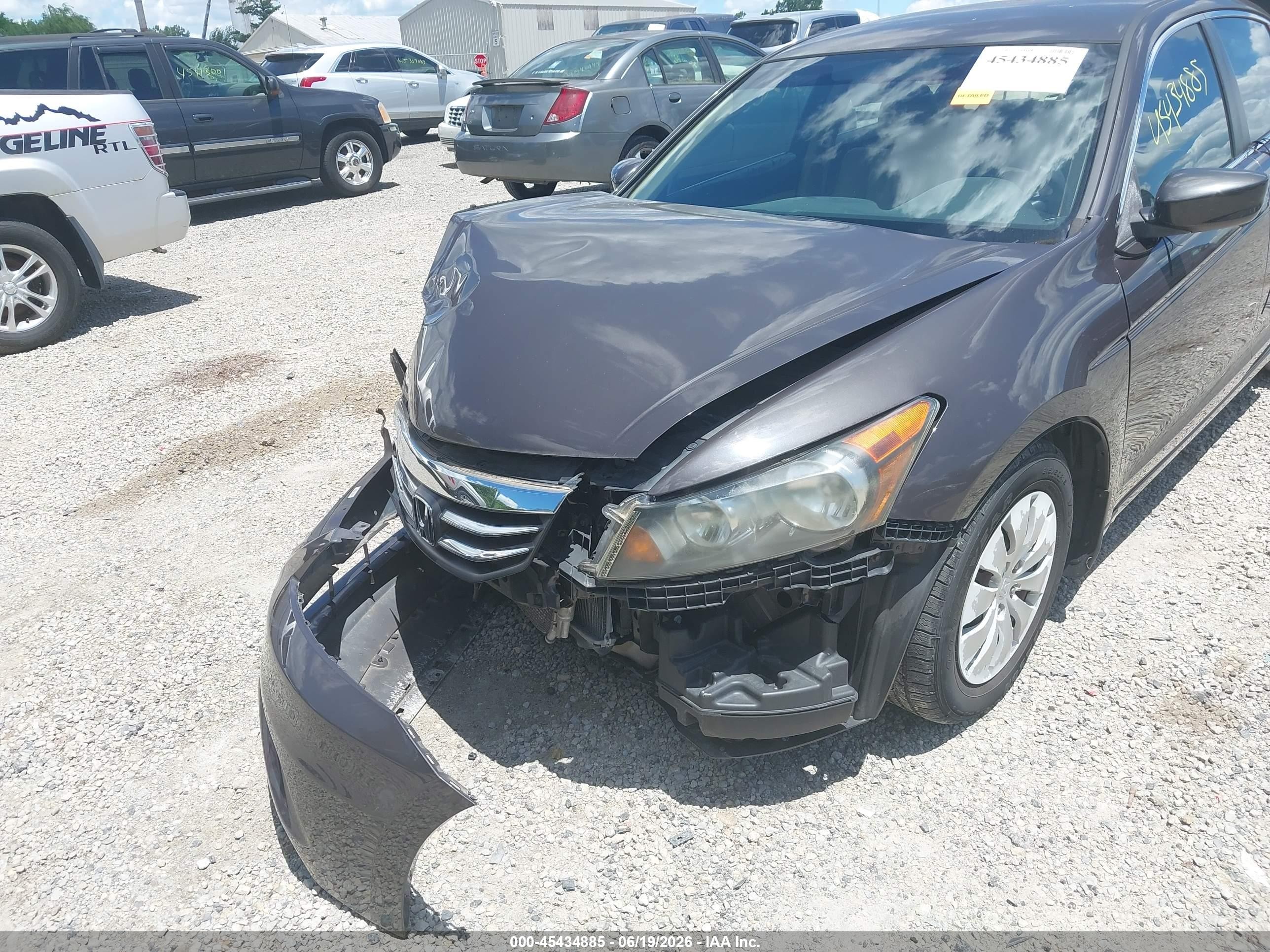 2012 Honda Accord 2.4 Lx Gray vin: 1HGCP2F39CA125309