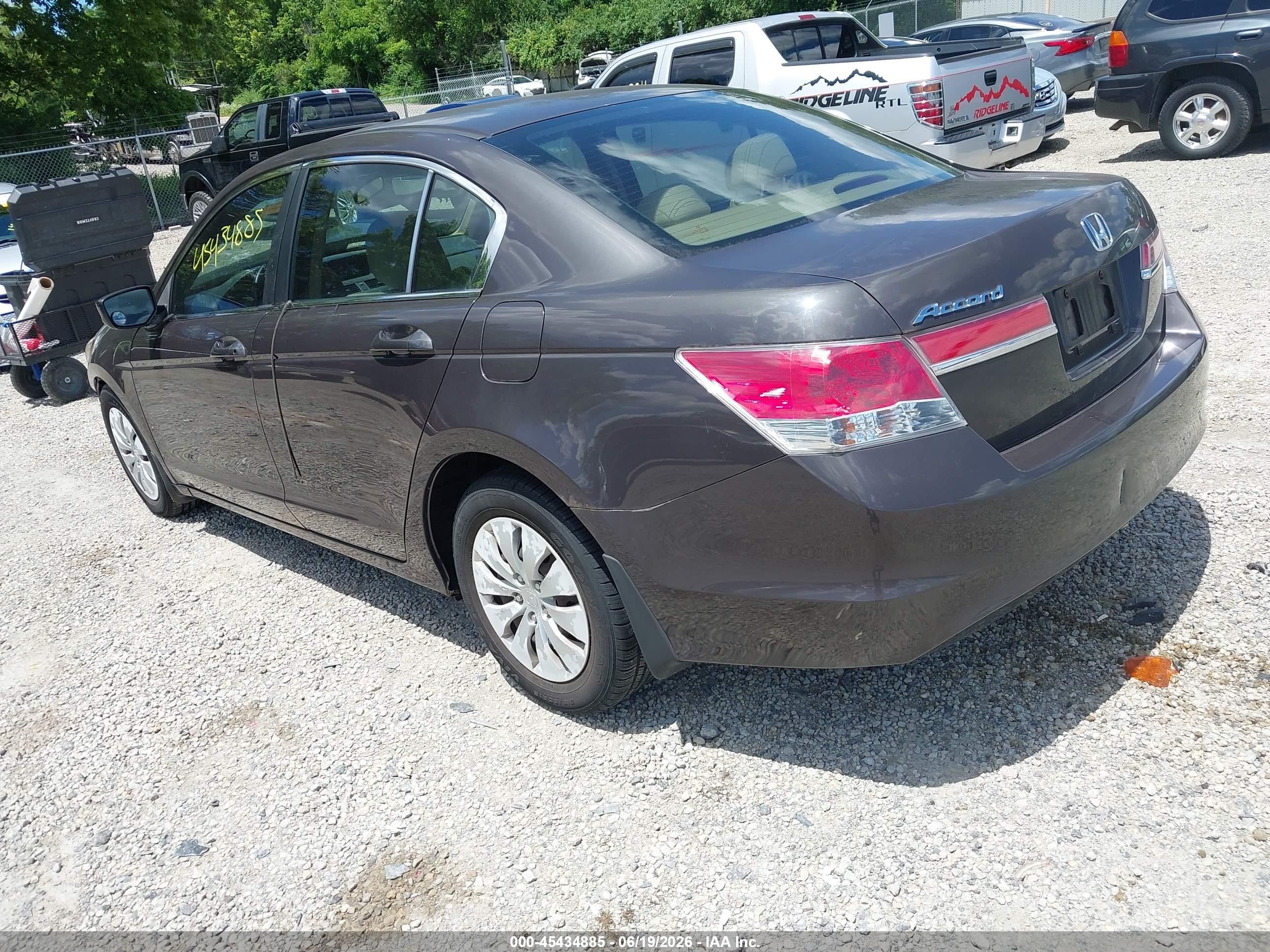2012 Honda Accord 2.4 Lx Gray vin: 1HGCP2F39CA125309