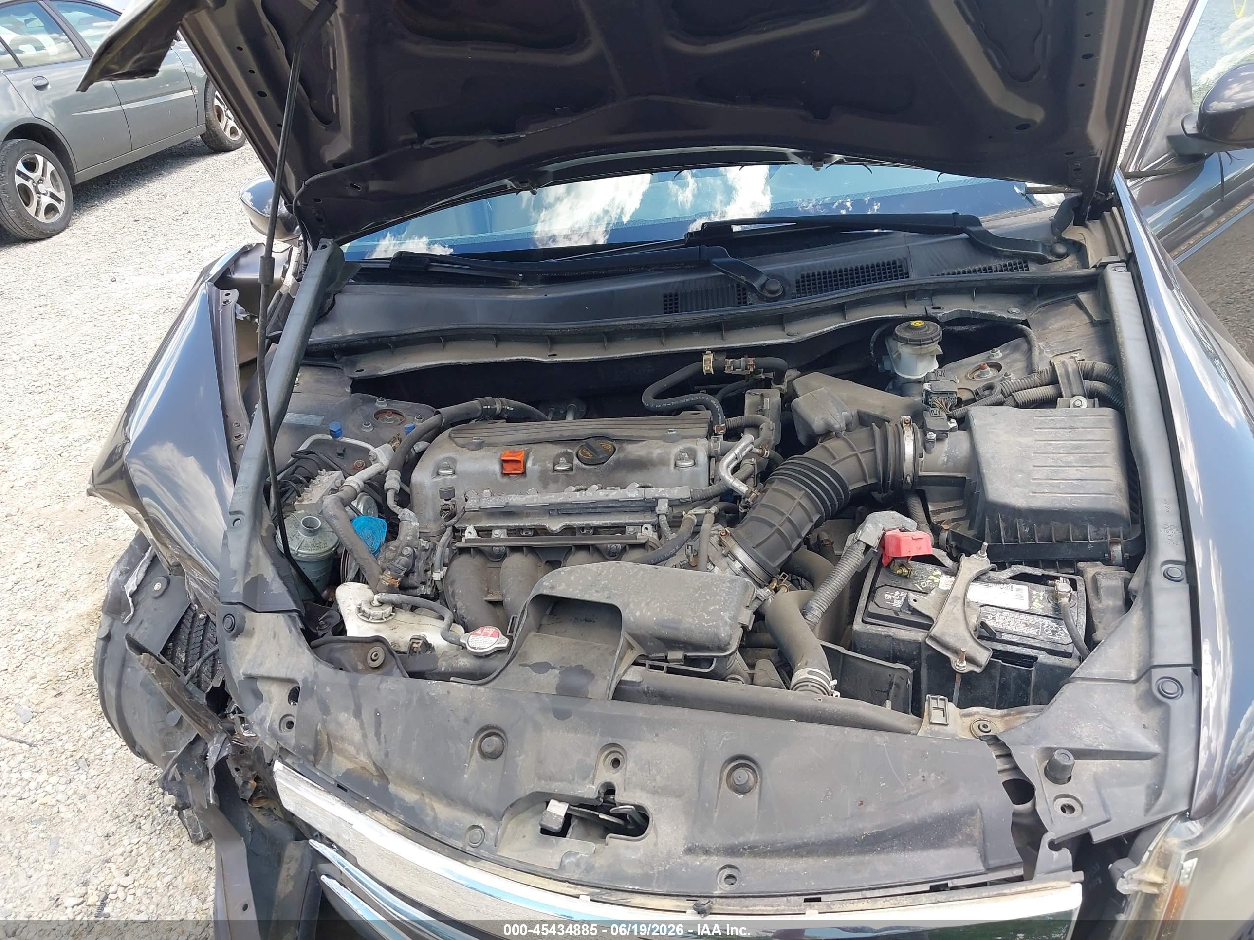 2012 Honda Accord 2.4 Lx Gray vin: 1HGCP2F39CA125309