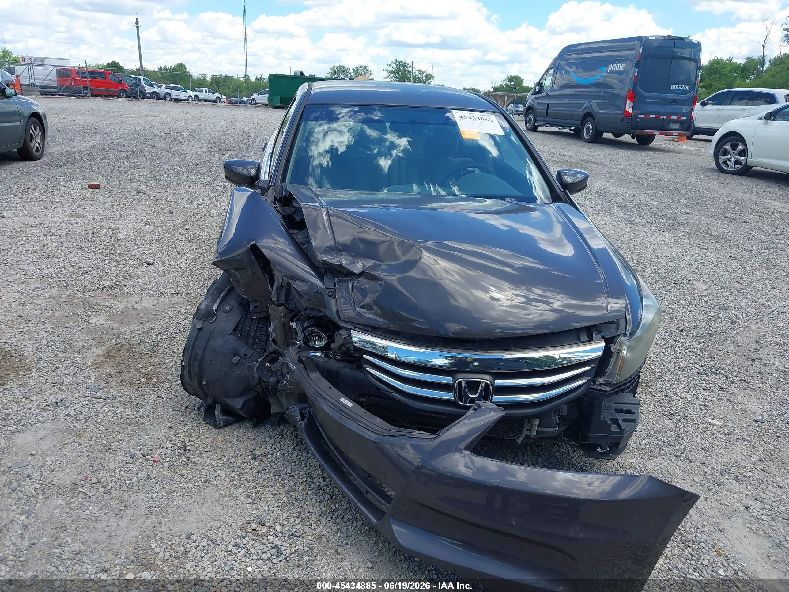 2012 Honda Accord 2.4 Lx Gray vin: 1HGCP2F39CA125309