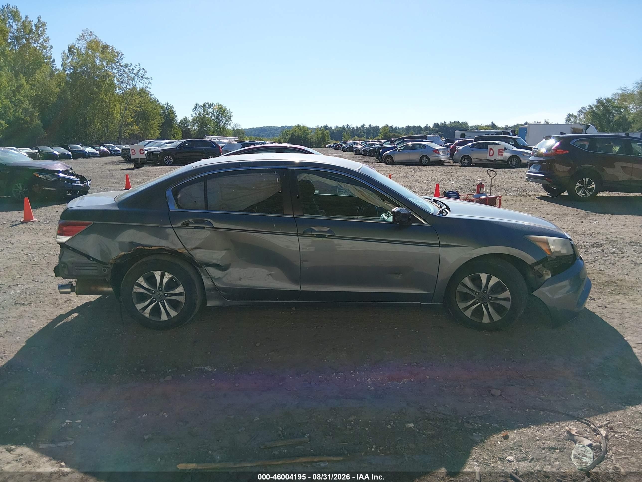 2012 Honda Accord 2.4 Lx Gray vin: 1HGCP2F39CA156639