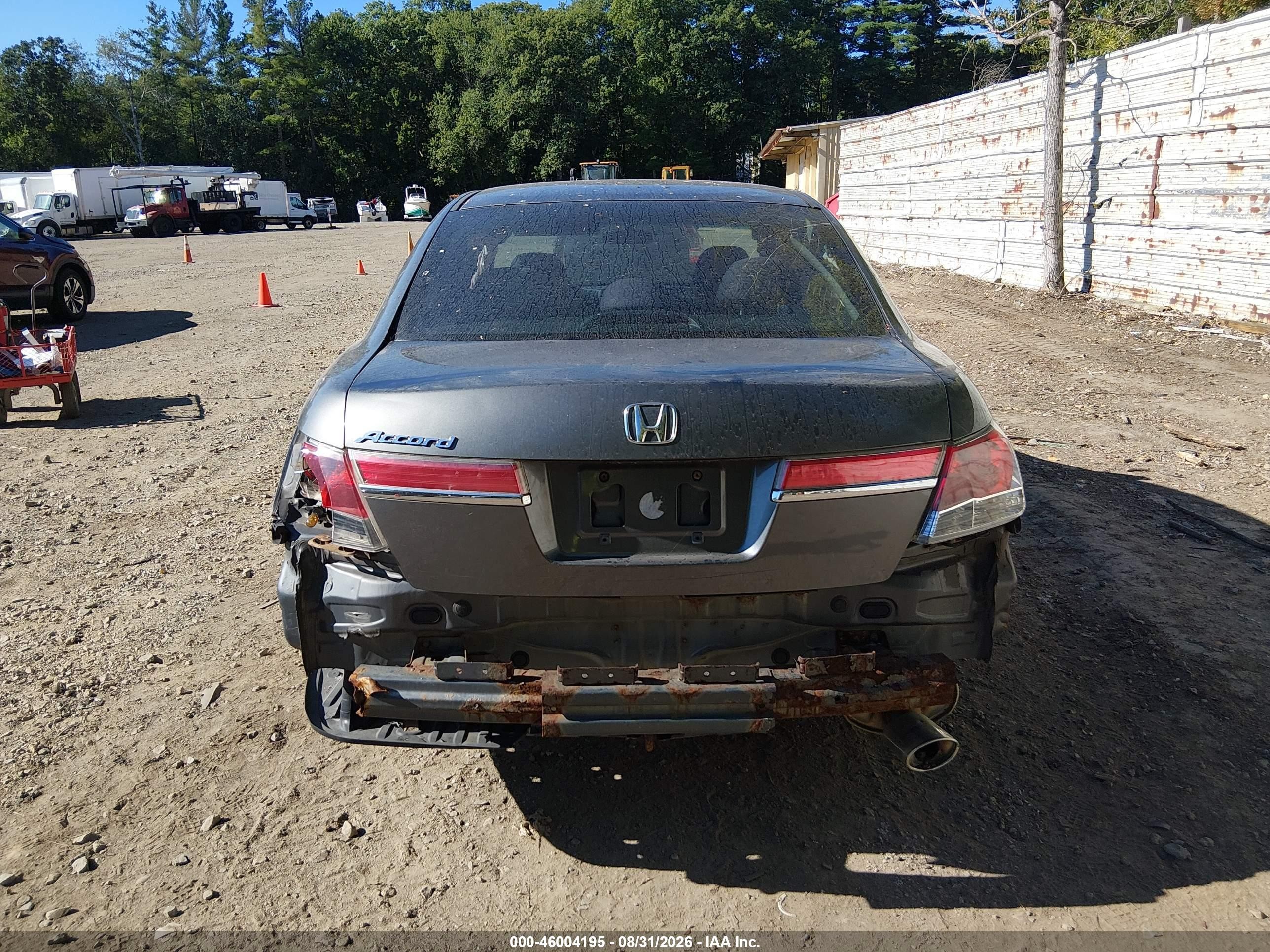 2012 Honda Accord 2.4 Lx Gray vin: 1HGCP2F39CA156639