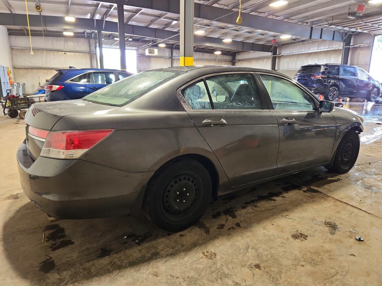 2012 Honda Accord Lx Gray vin: 1HGCP2F39CA186188