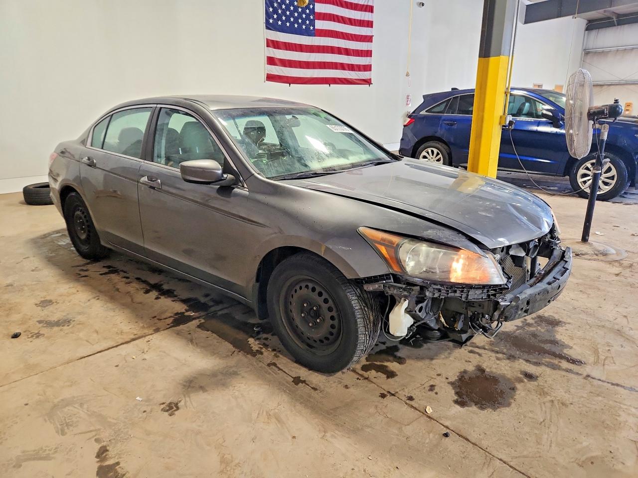 2012 Honda Accord Lx Gray vin: 1HGCP2F39CA186188