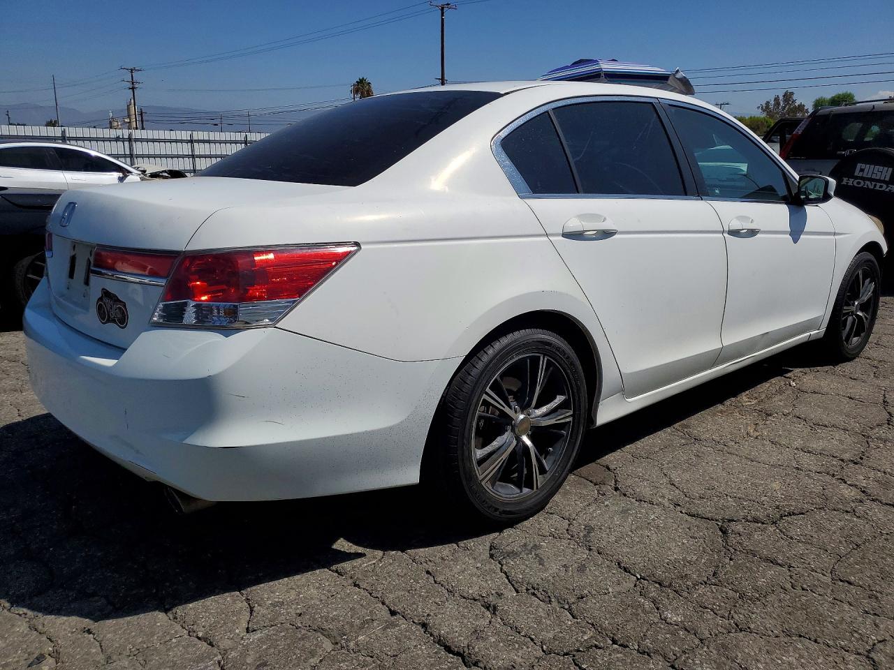 2012 Honda Accord Lx White vin: 1HGCP2F39CA201739