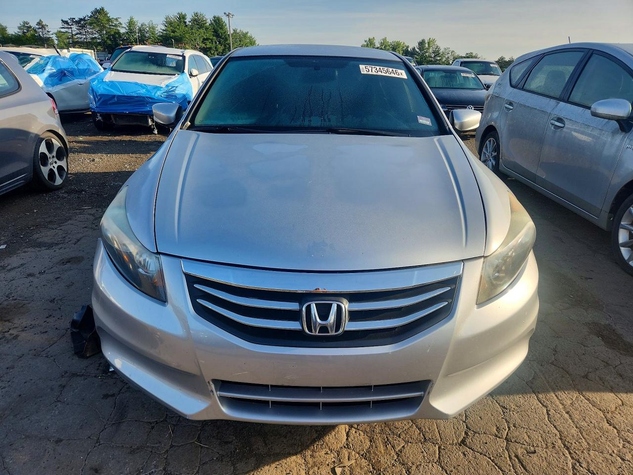 2012 Honda Accord Lx Silver vin: 1HGCP2F39CA211557