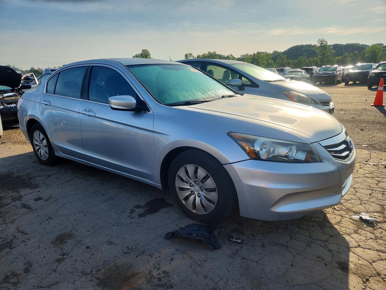 2012 Honda Accord Lx Silver vin: 1HGCP2F39CA211557