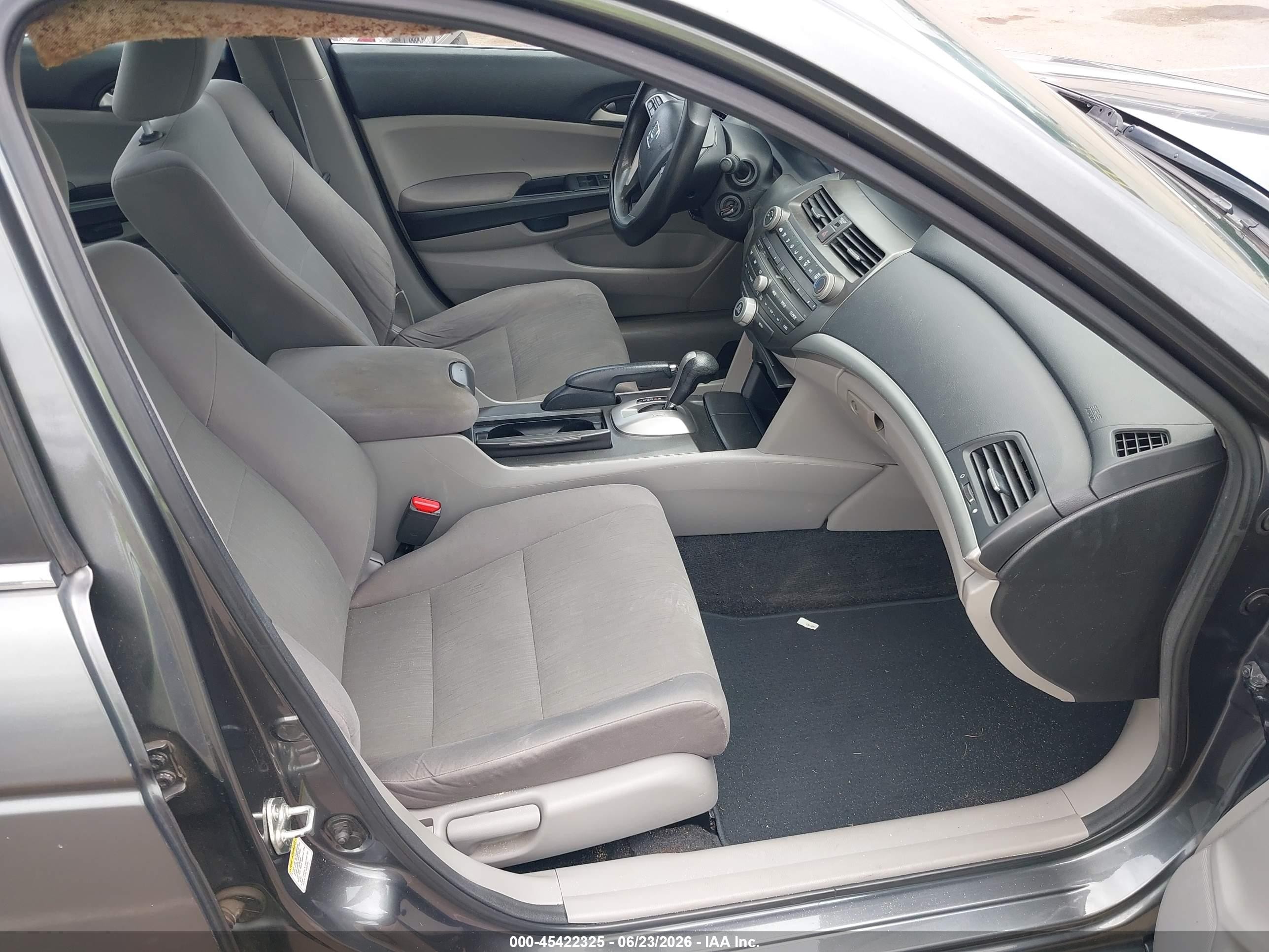 2012 Honda Accord 2.4 Lx Gray vin: 1HGCP2F39CA226026
