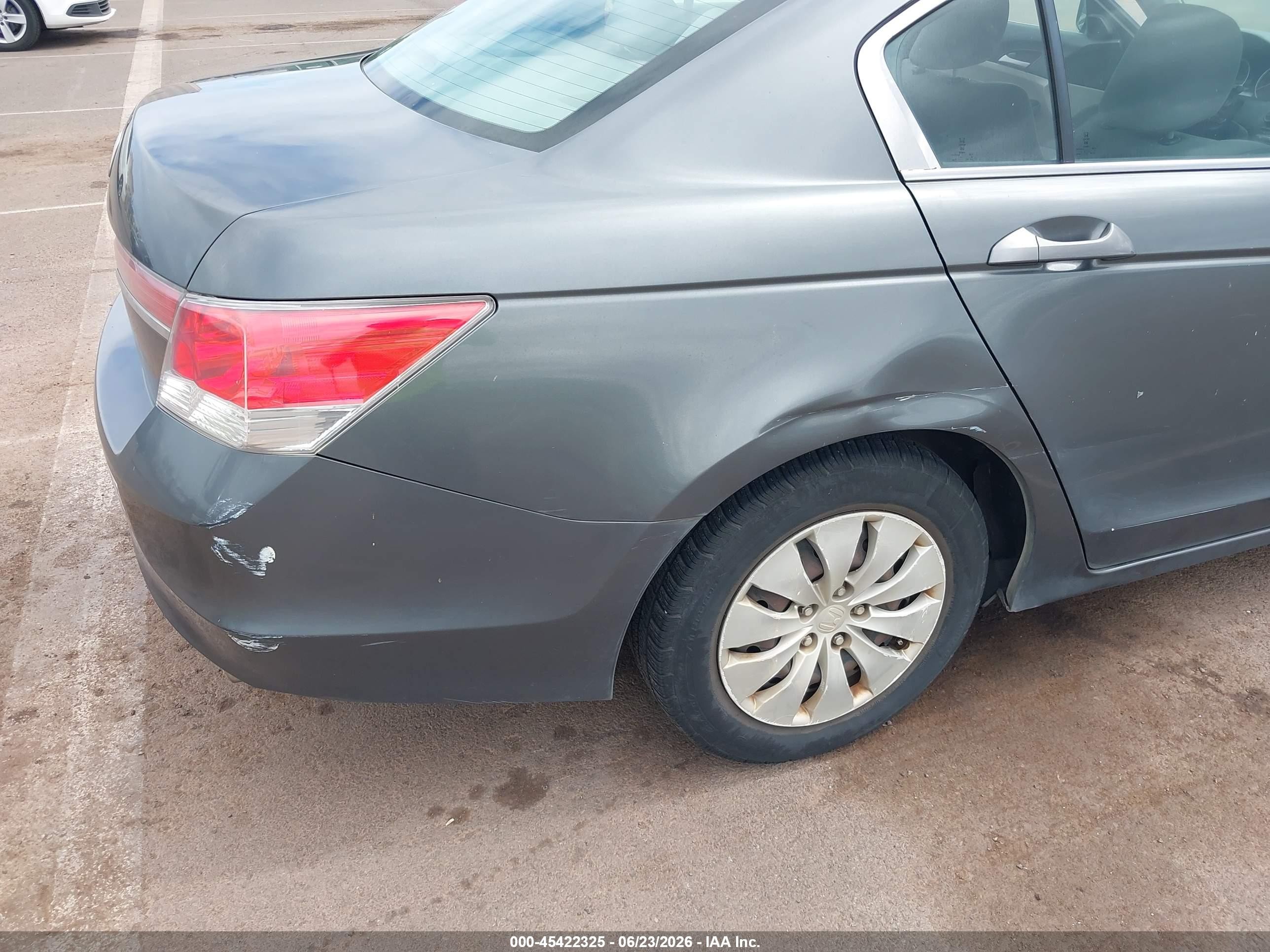 2012 Honda Accord 2.4 Lx Gray vin: 1HGCP2F39CA226026
