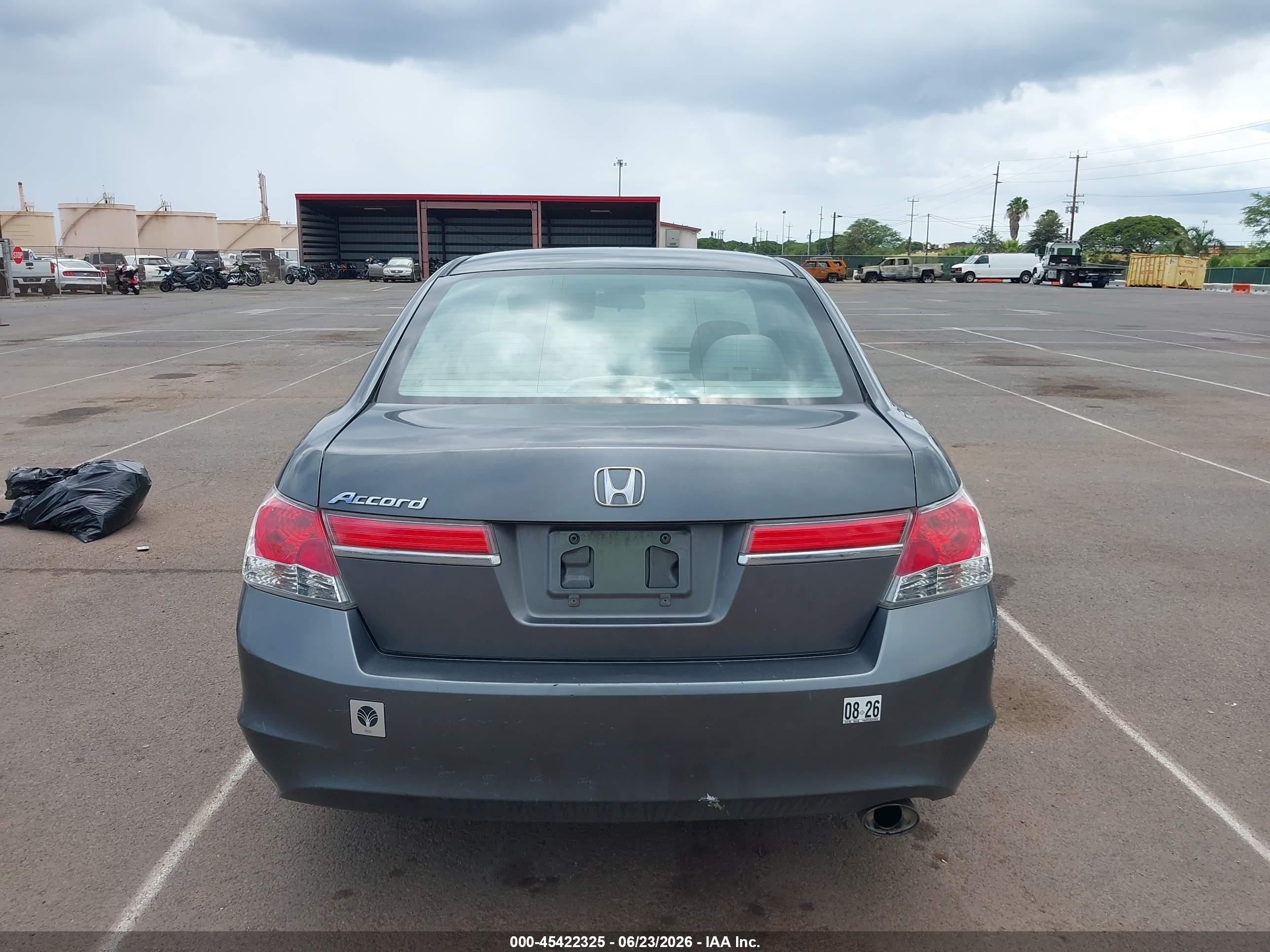 2012 Honda Accord 2.4 Lx Gray vin: 1HGCP2F39CA226026