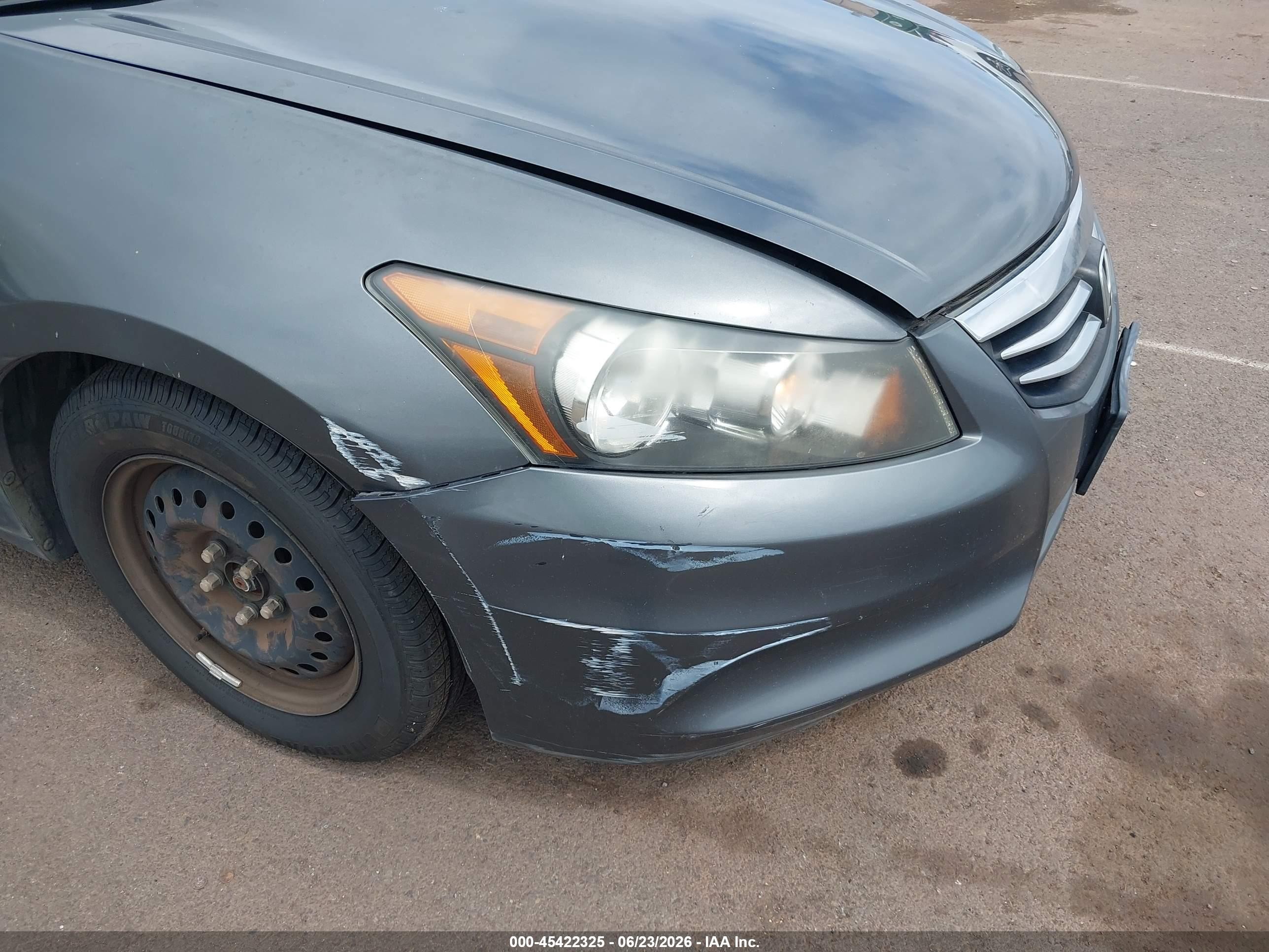 2012 Honda Accord 2.4 Lx Gray vin: 1HGCP2F39CA226026