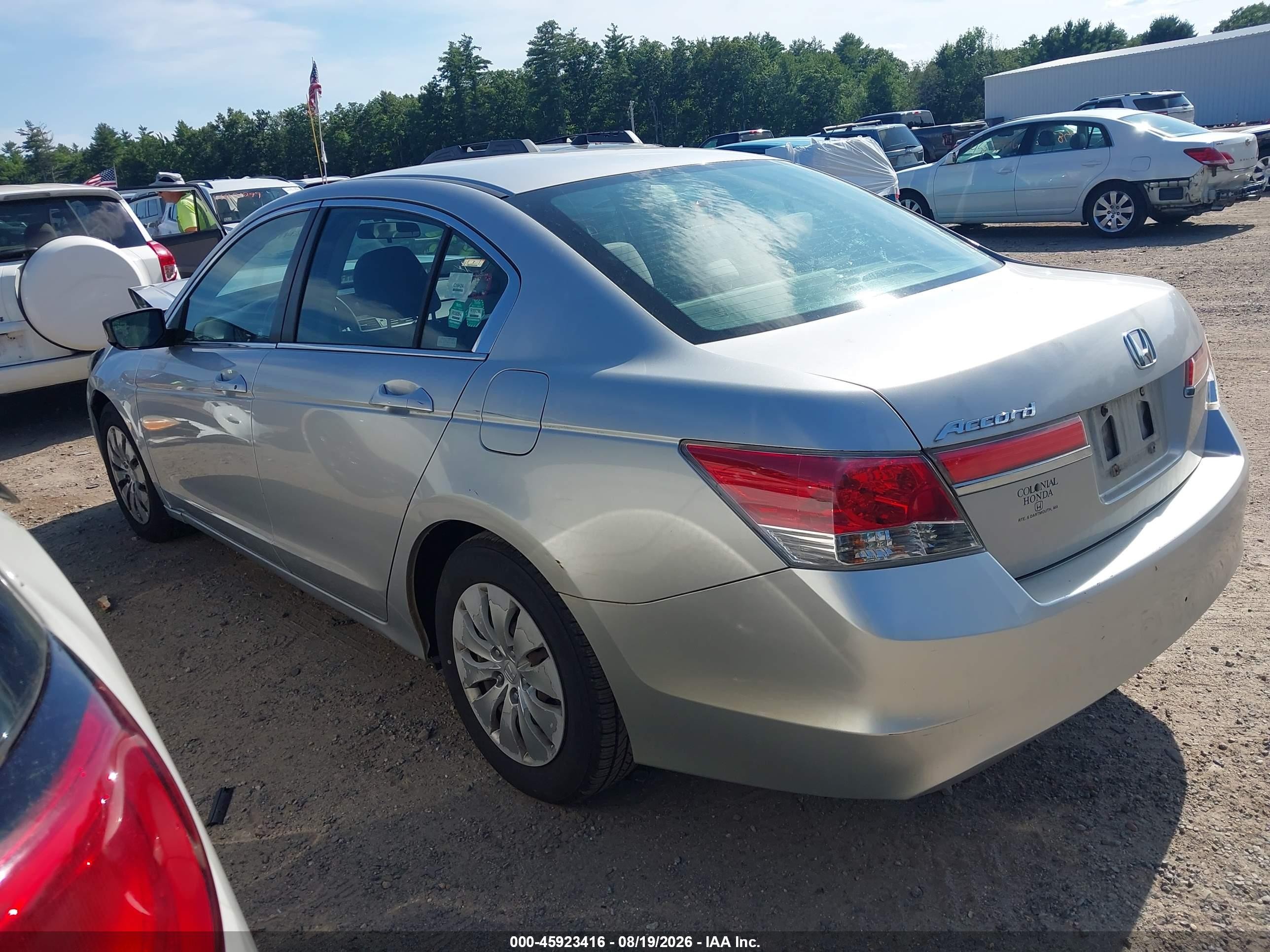 2012 Honda Accord Sdn Lx Серебряный vin: 1HGCP2F39CA240816
