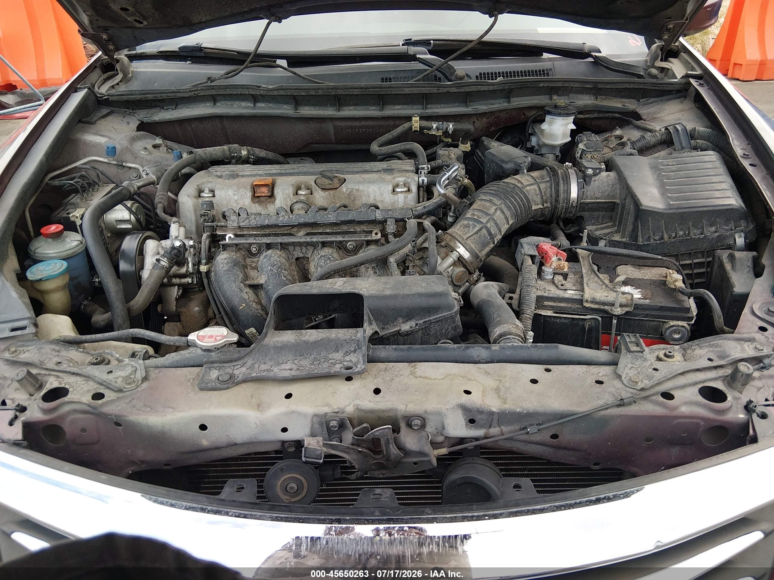 2012 Honda Accord Sdn Lx Бордовый vin: 1HGCP2F39CA241710
