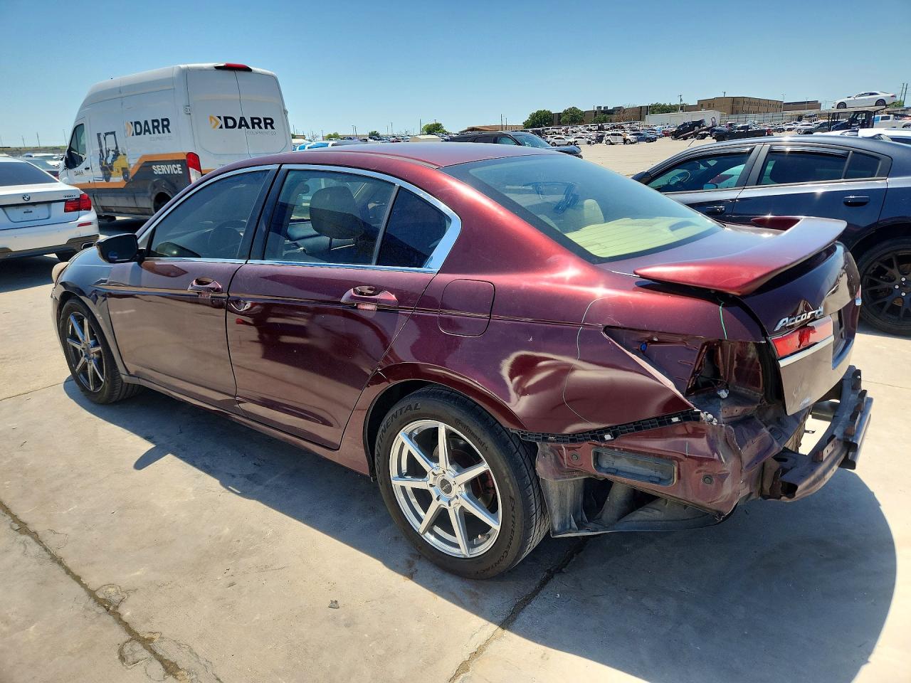 2012 Honda Accord Lx Burgundy vin: 1HGCP2F39CA243022