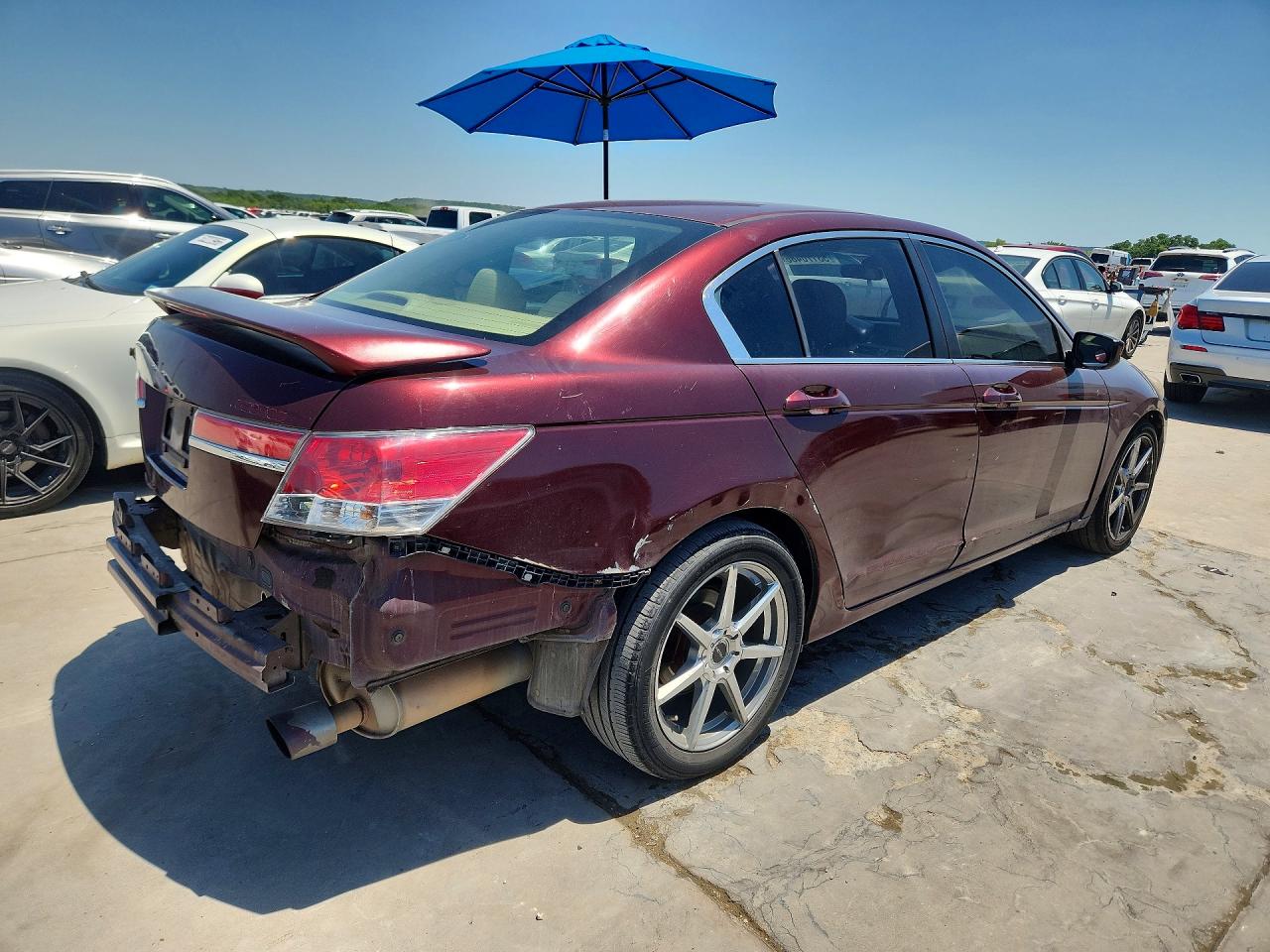 2012 Honda Accord Lx Burgundy vin: 1HGCP2F39CA243022
