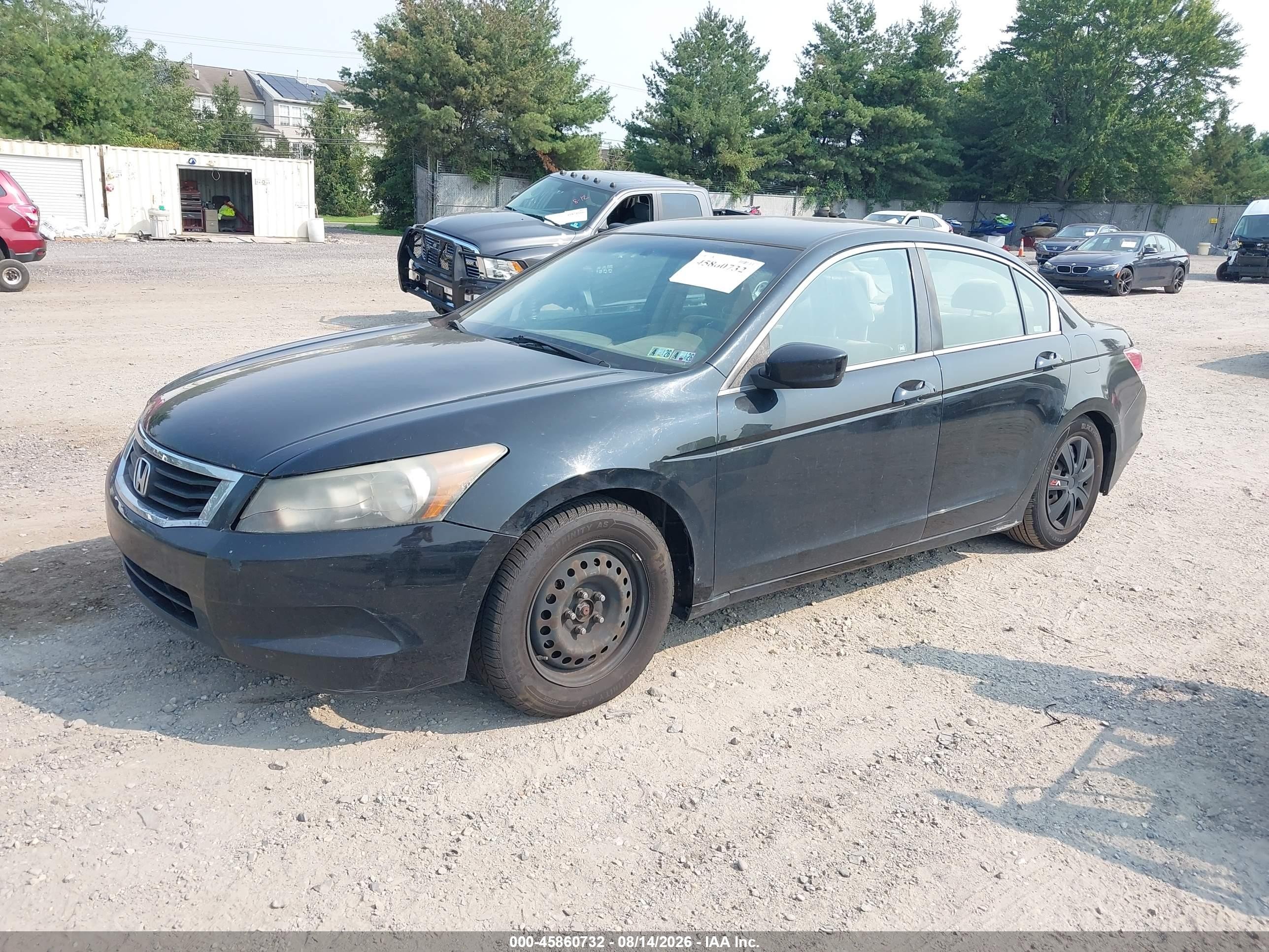 2010 Honda Accord 2.4 Lx Dark Blue vin: 1HGCP2F3XAA015057