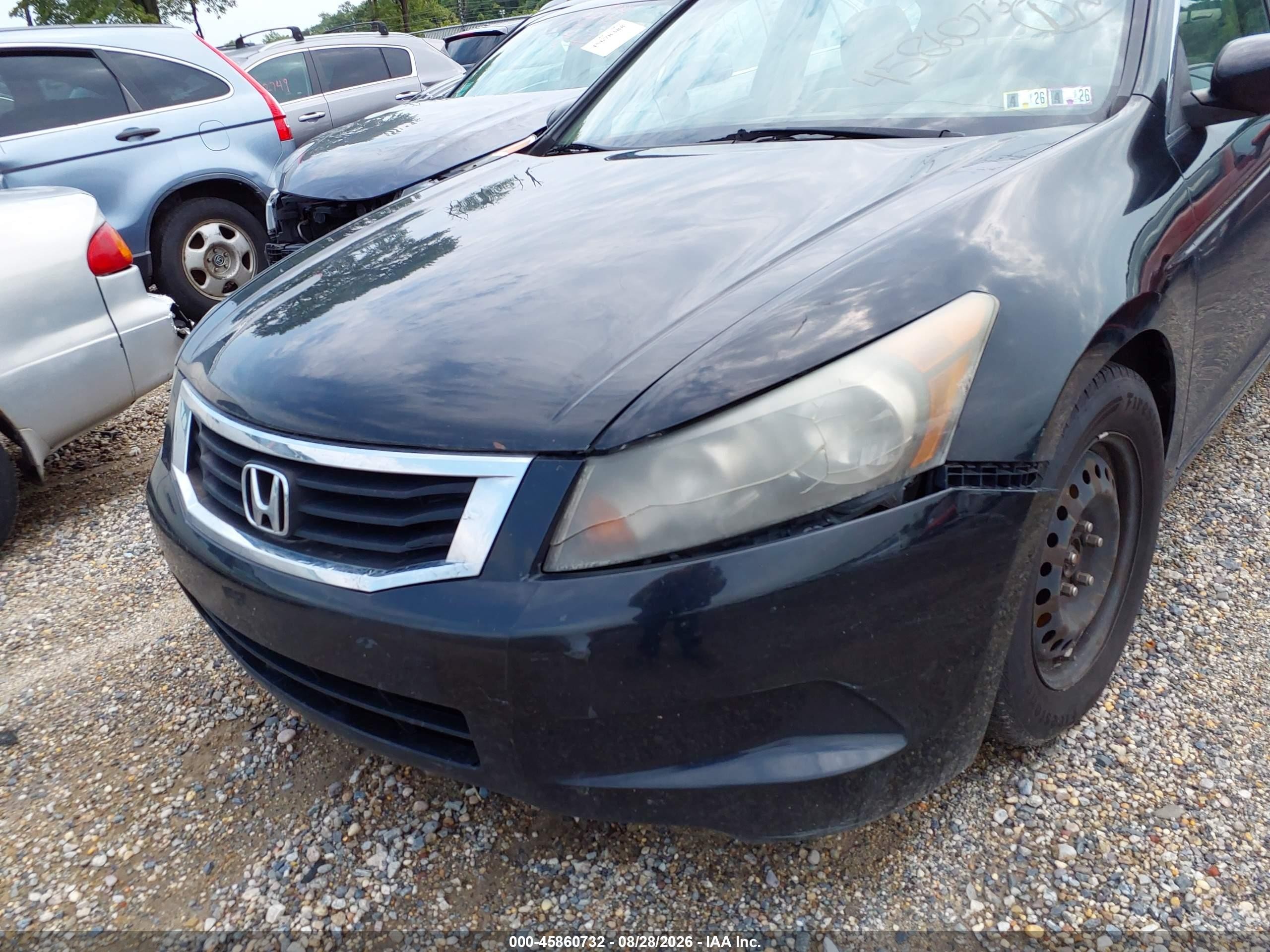 2010 Honda Accord 2.4 Lx Dark Blue vin: 1HGCP2F3XAA015057