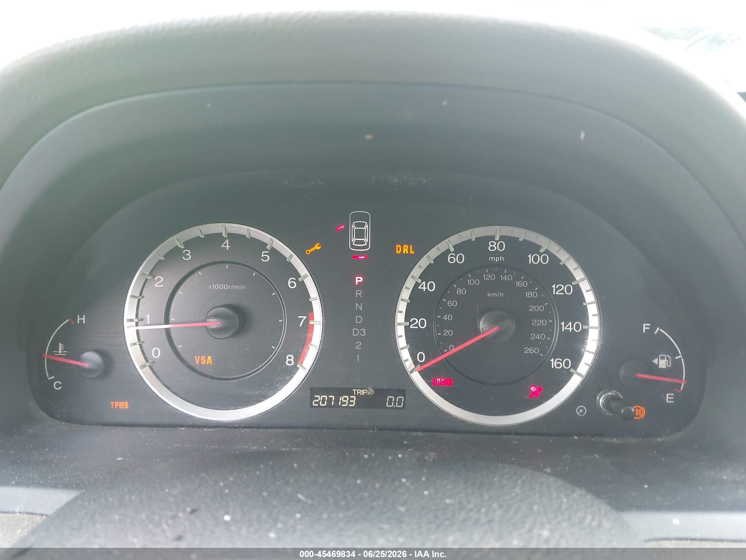 2010 Honda Accord 2.4 Lx Red vin: 1HGCP2F3XAA037625