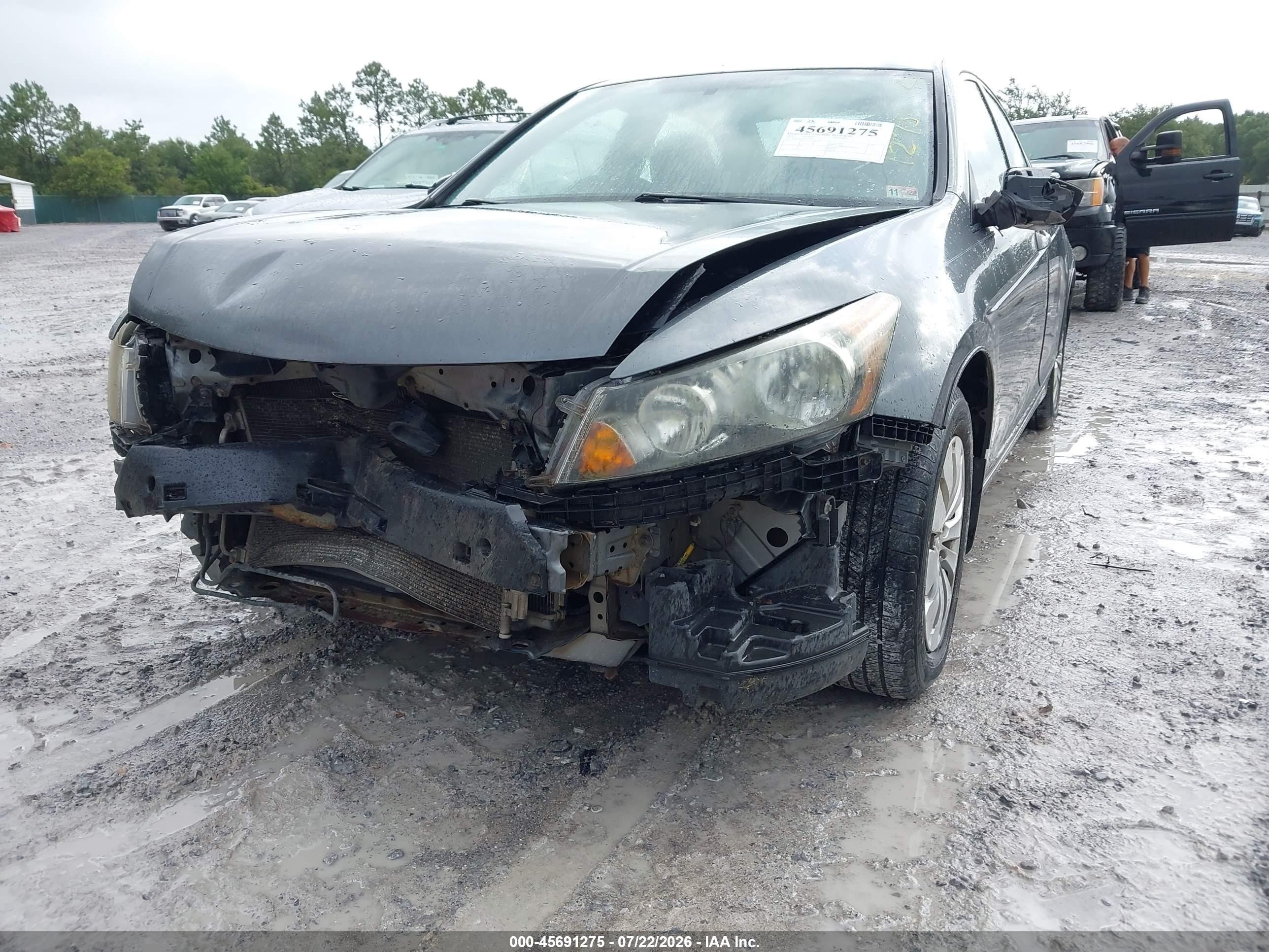 2010 Honda Accord 2.4 Lx Gray vin: 1HGCP2F3XAA044347