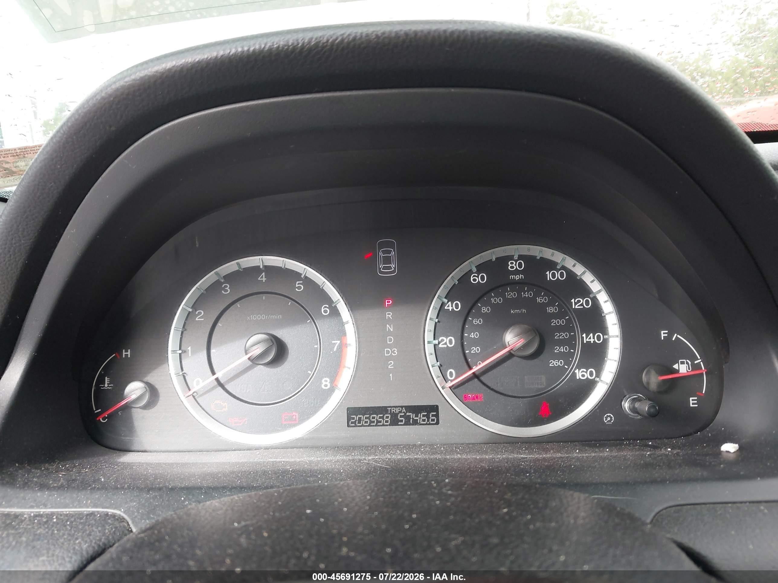 2010 Honda Accord 2.4 Lx Gray vin: 1HGCP2F3XAA044347