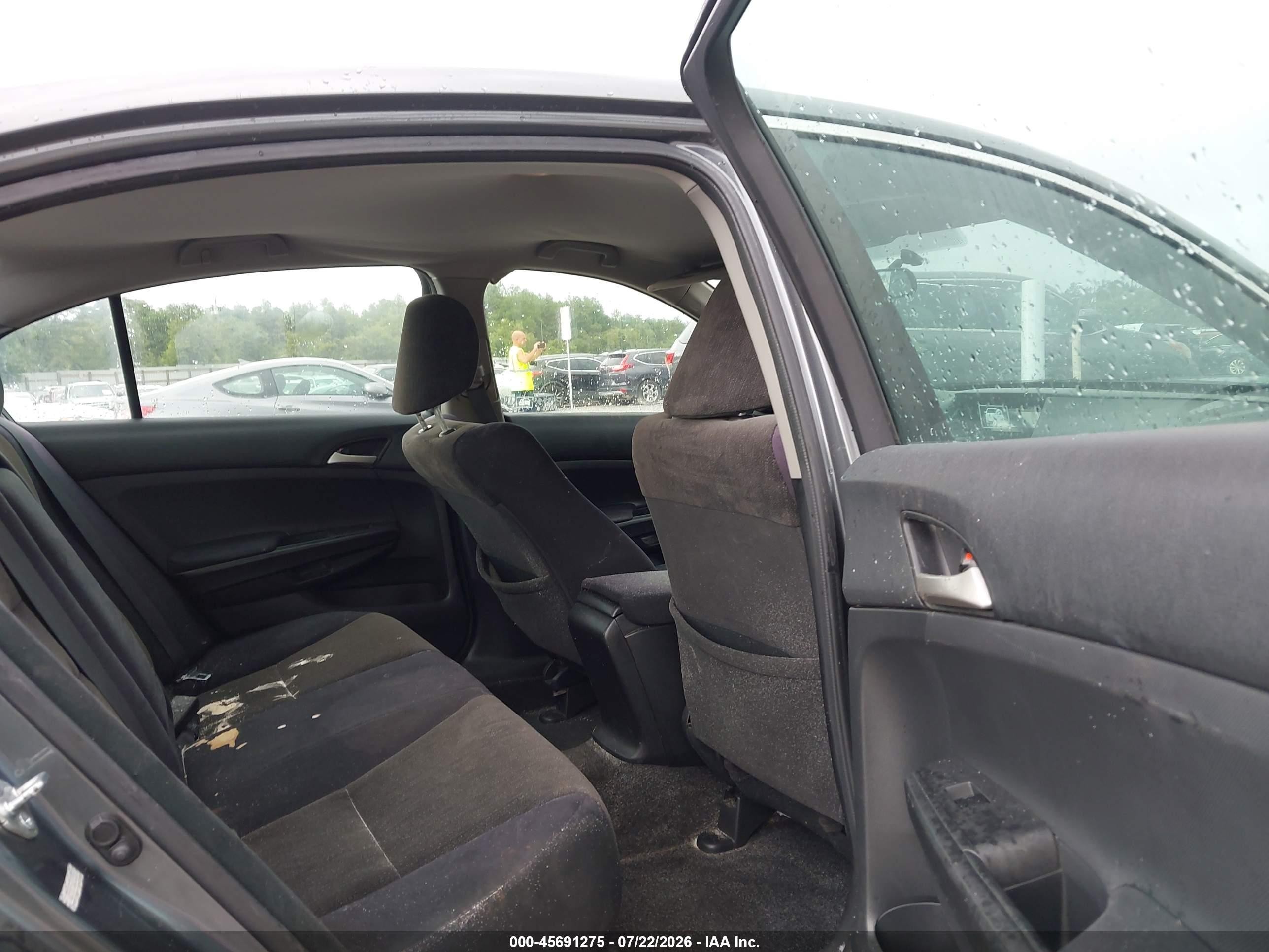 2010 Honda Accord 2.4 Lx Gray vin: 1HGCP2F3XAA044347