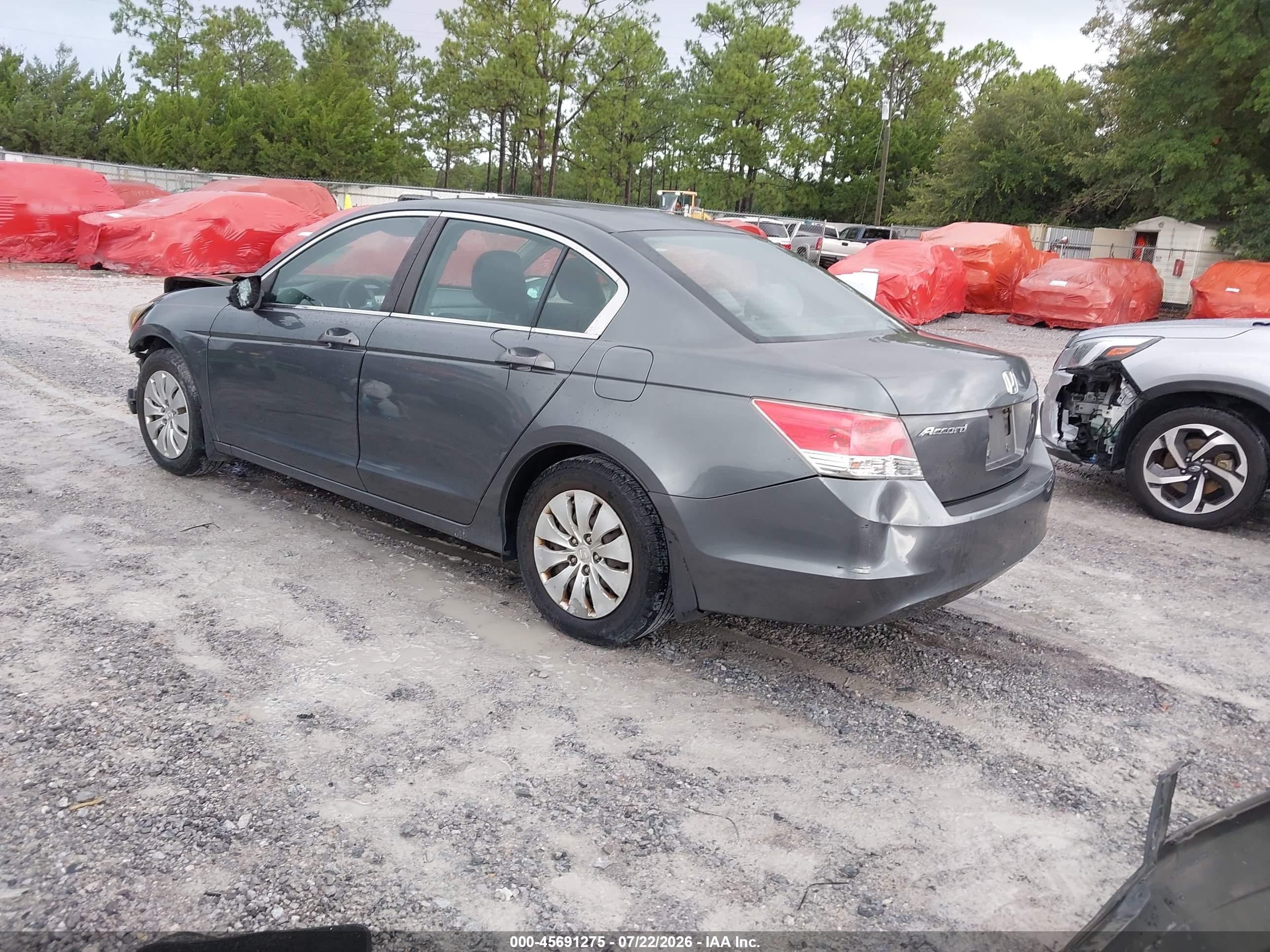 2010 Honda Accord 2.4 Lx Gray vin: 1HGCP2F3XAA044347