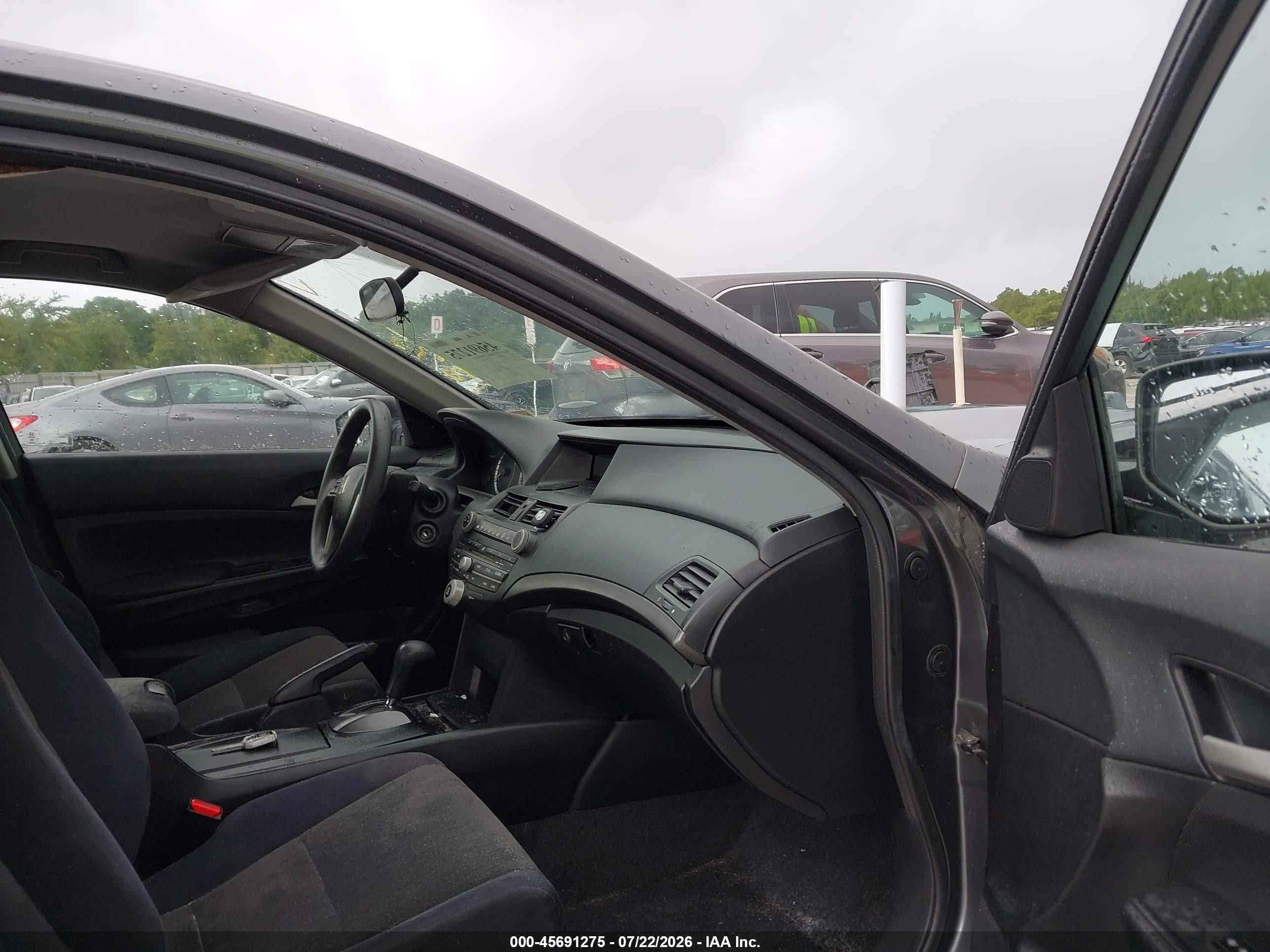 2010 Honda Accord 2.4 Lx Gray vin: 1HGCP2F3XAA044347