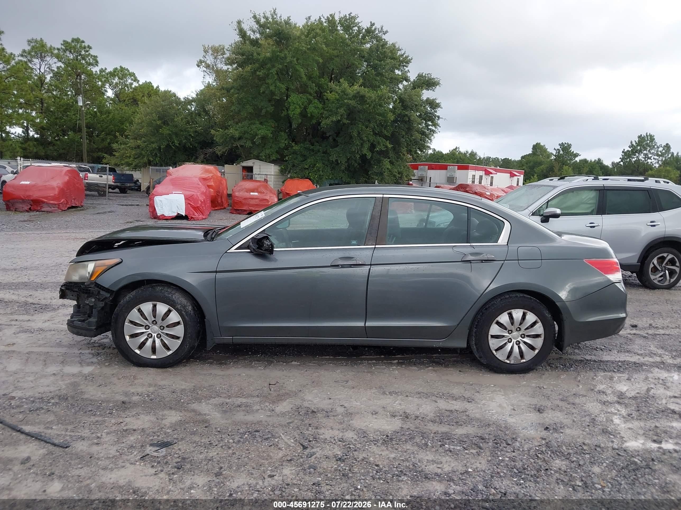 2010 Honda Accord 2.4 Lx Gray vin: 1HGCP2F3XAA044347