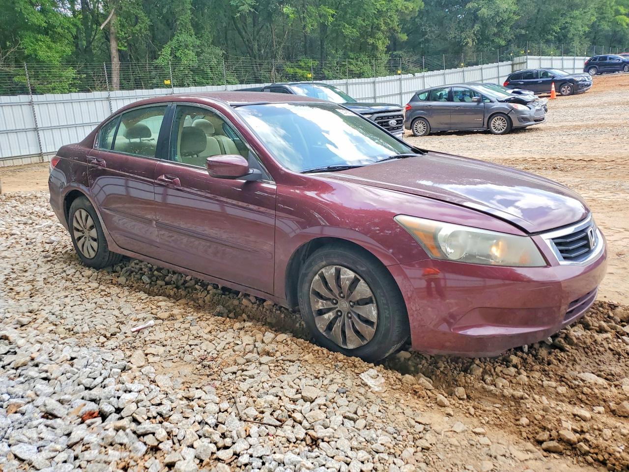 2010 Honda Accord Lx Темно-бордовый vin: 1HGCP2F3XAA049709